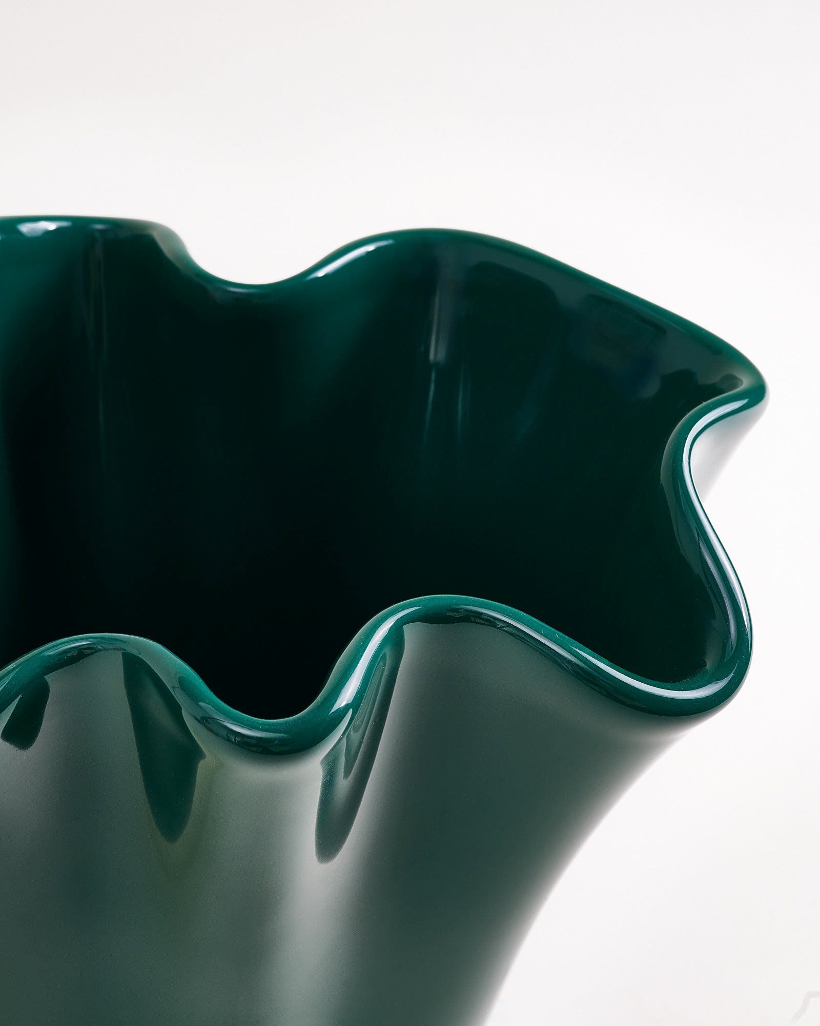 DUNA VASE M DARK GREEN