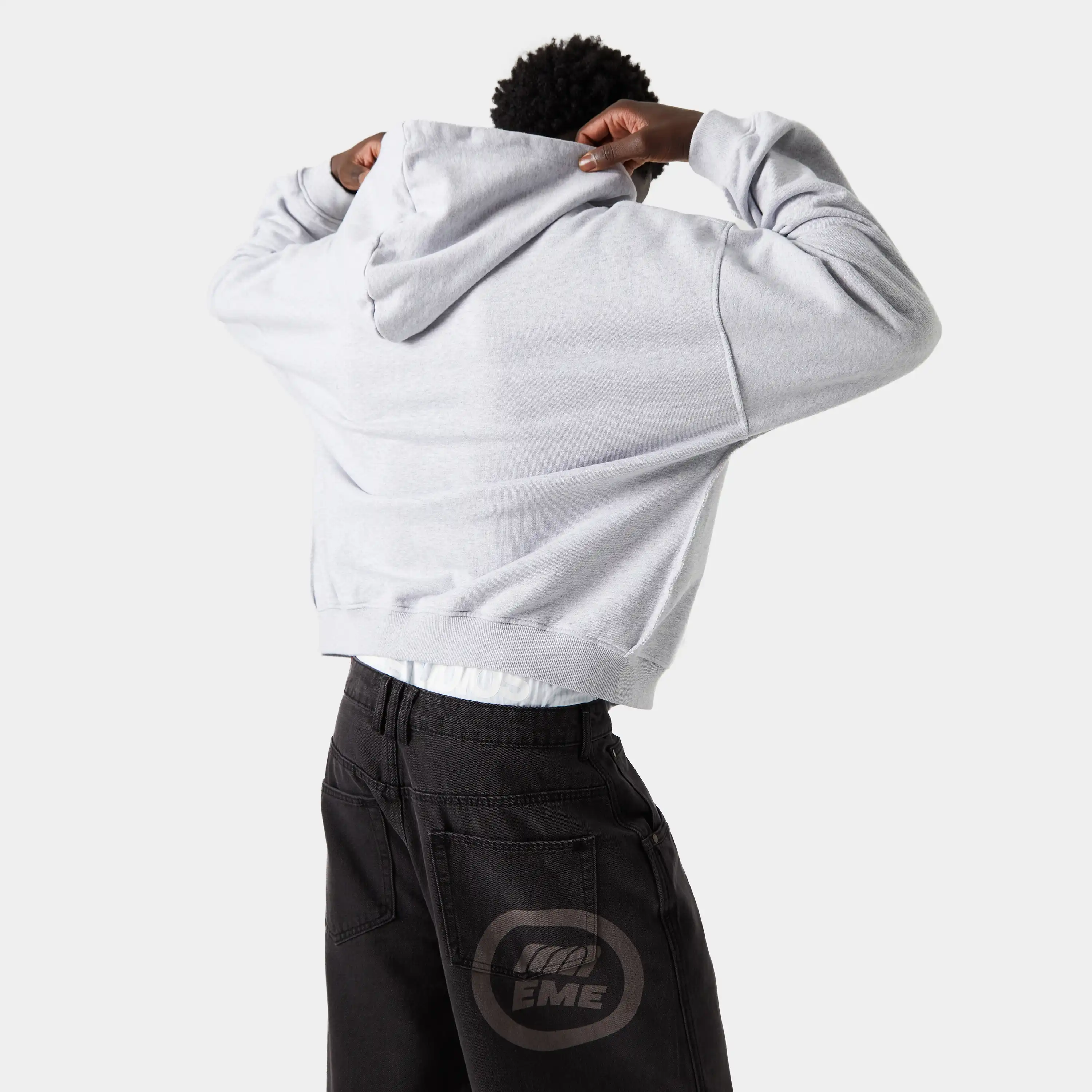 Badge Heather Grey Full Zip