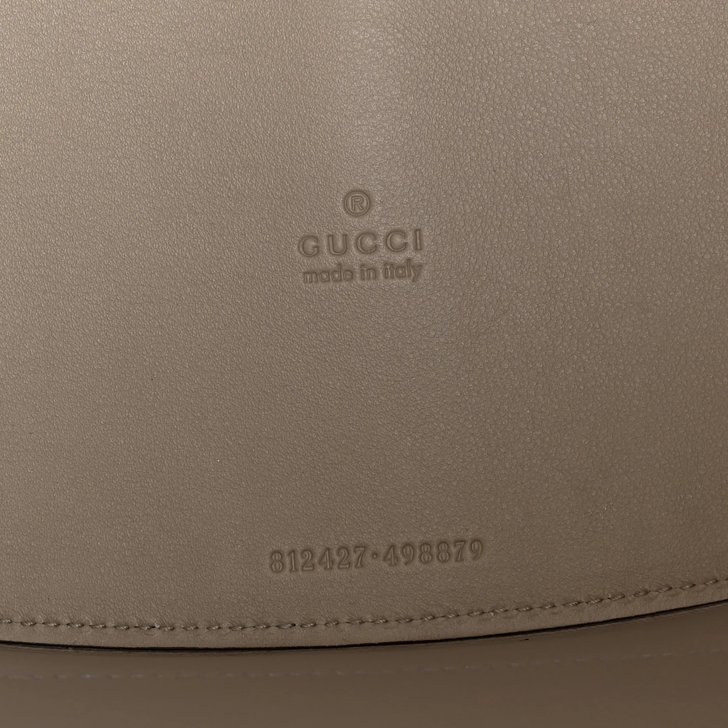 Mirror Effect GG Monogram Appia Calfskin Web Double Buckle Backpack Silver