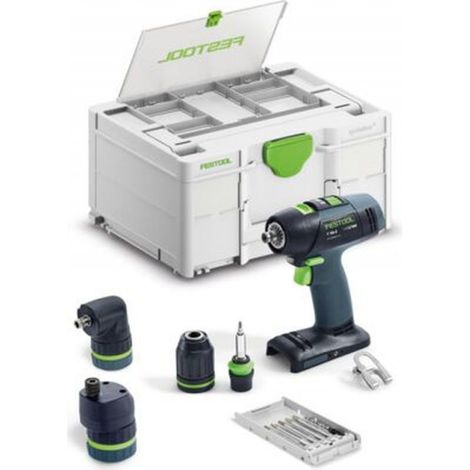 Festool – Perceuse à percussion 18V avec 2 batteries 2.0Ah – Moteur Brushless – Couple 60Nm pour béton armé – Coffret de transport inclus — vue 1