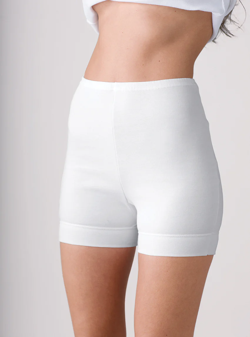 Culotte à jambes femme blanche