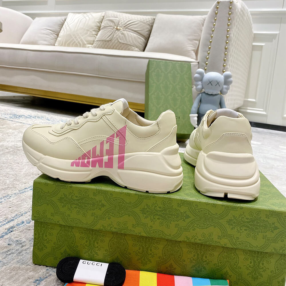 Rhyton Rhyton  Lemon GUCCI  Sneaker