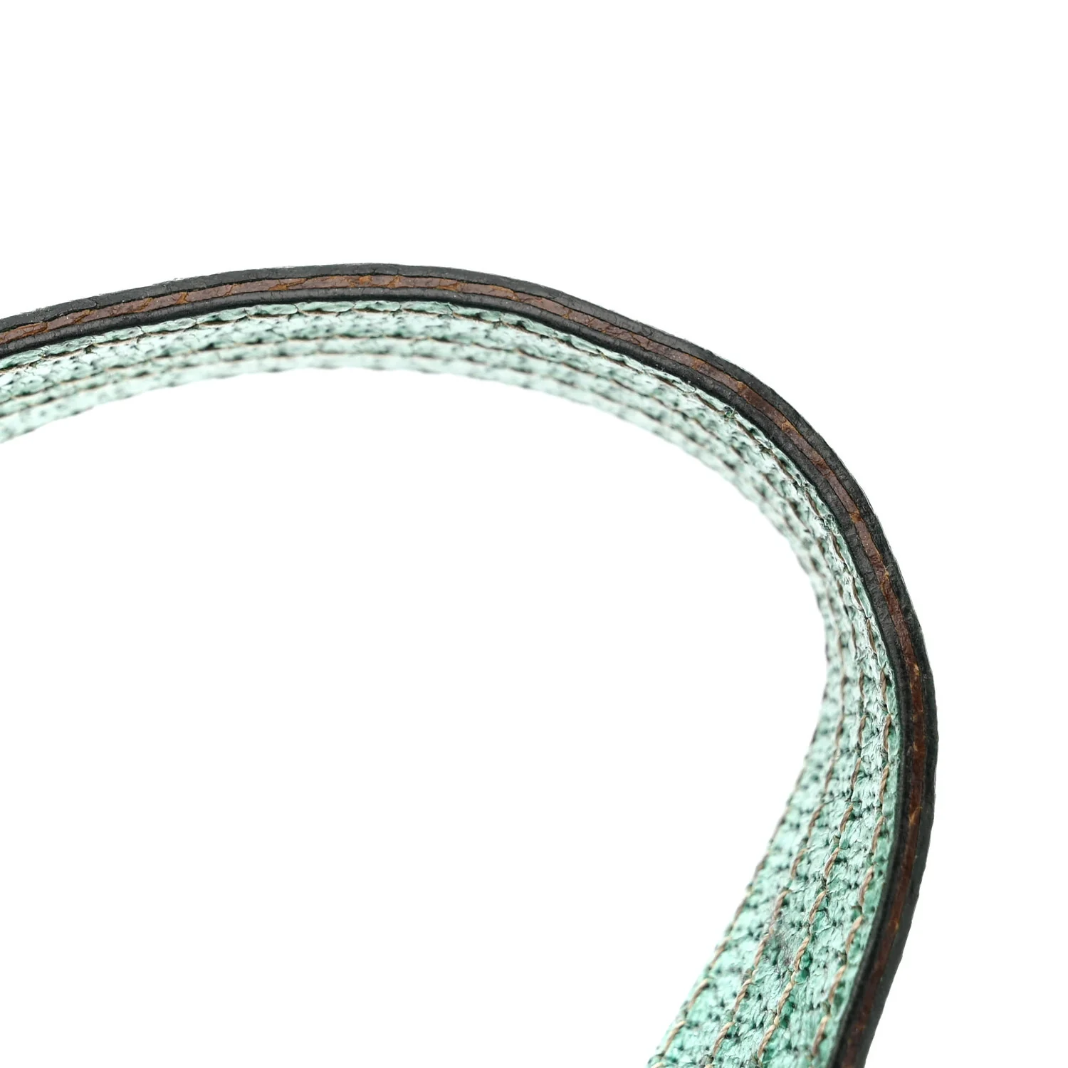 Monogram Satchel Bag Turquoise