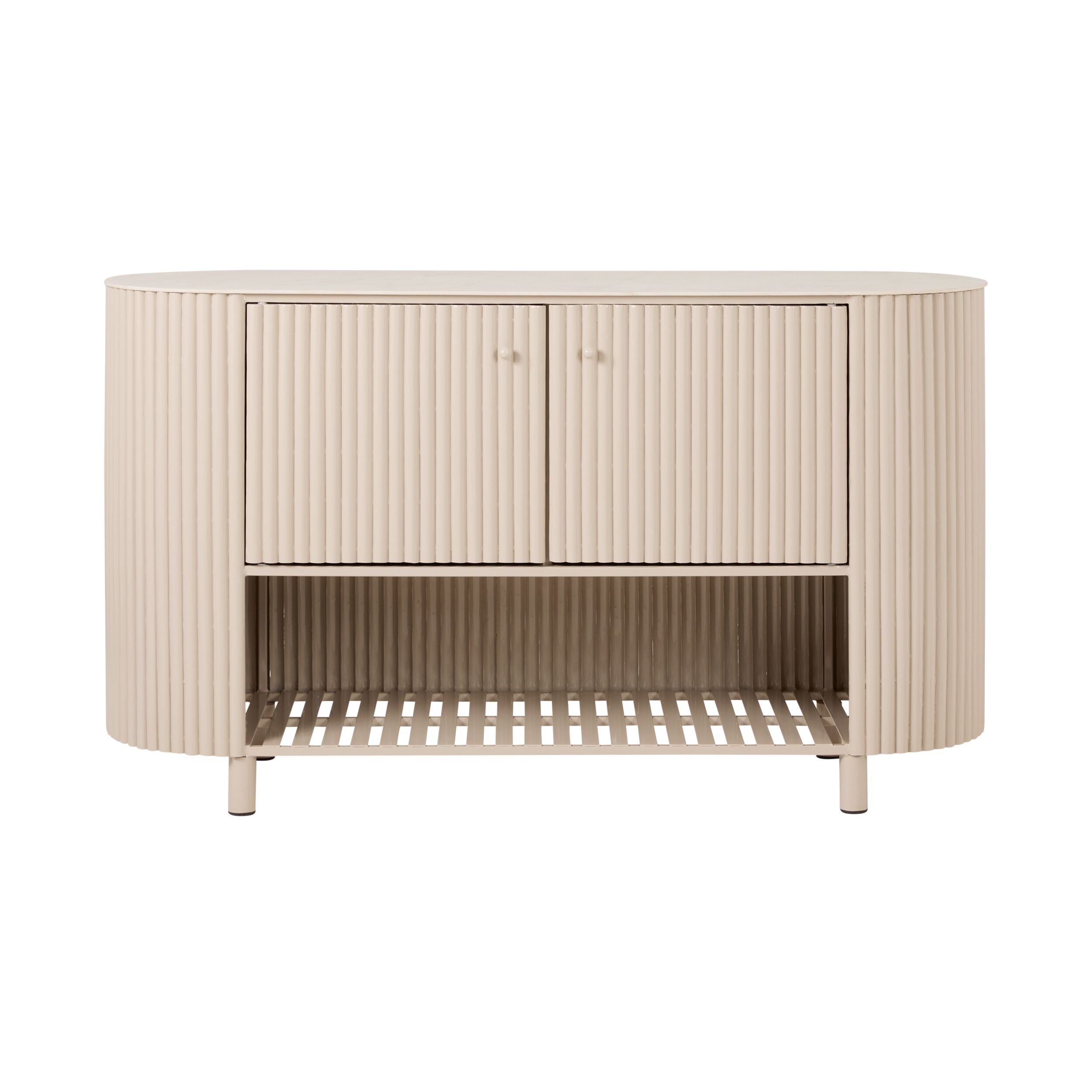 Ripple Kitchen Island Bench Taupe