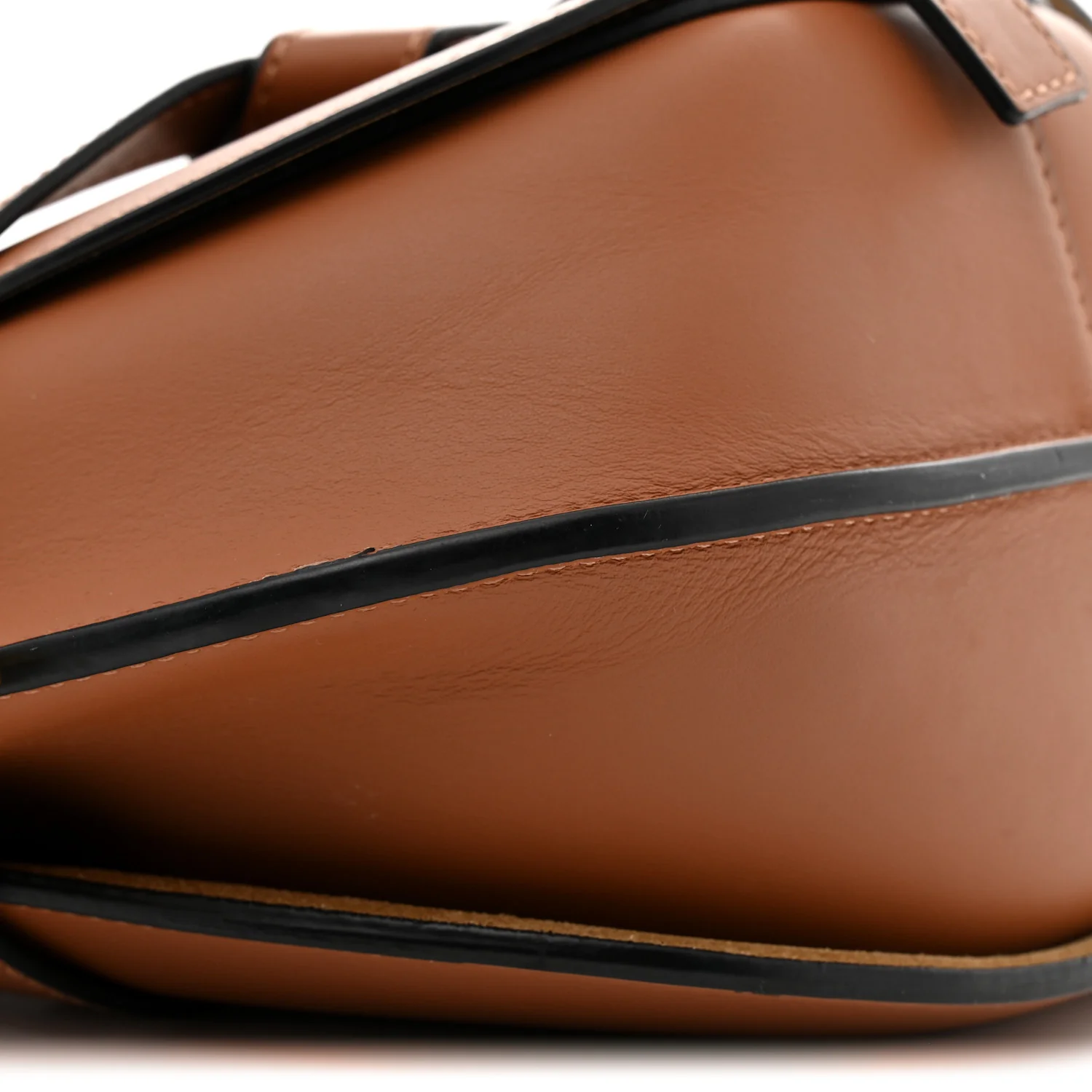 Calfskin Jacquard Small Gate Dual Bag Tan