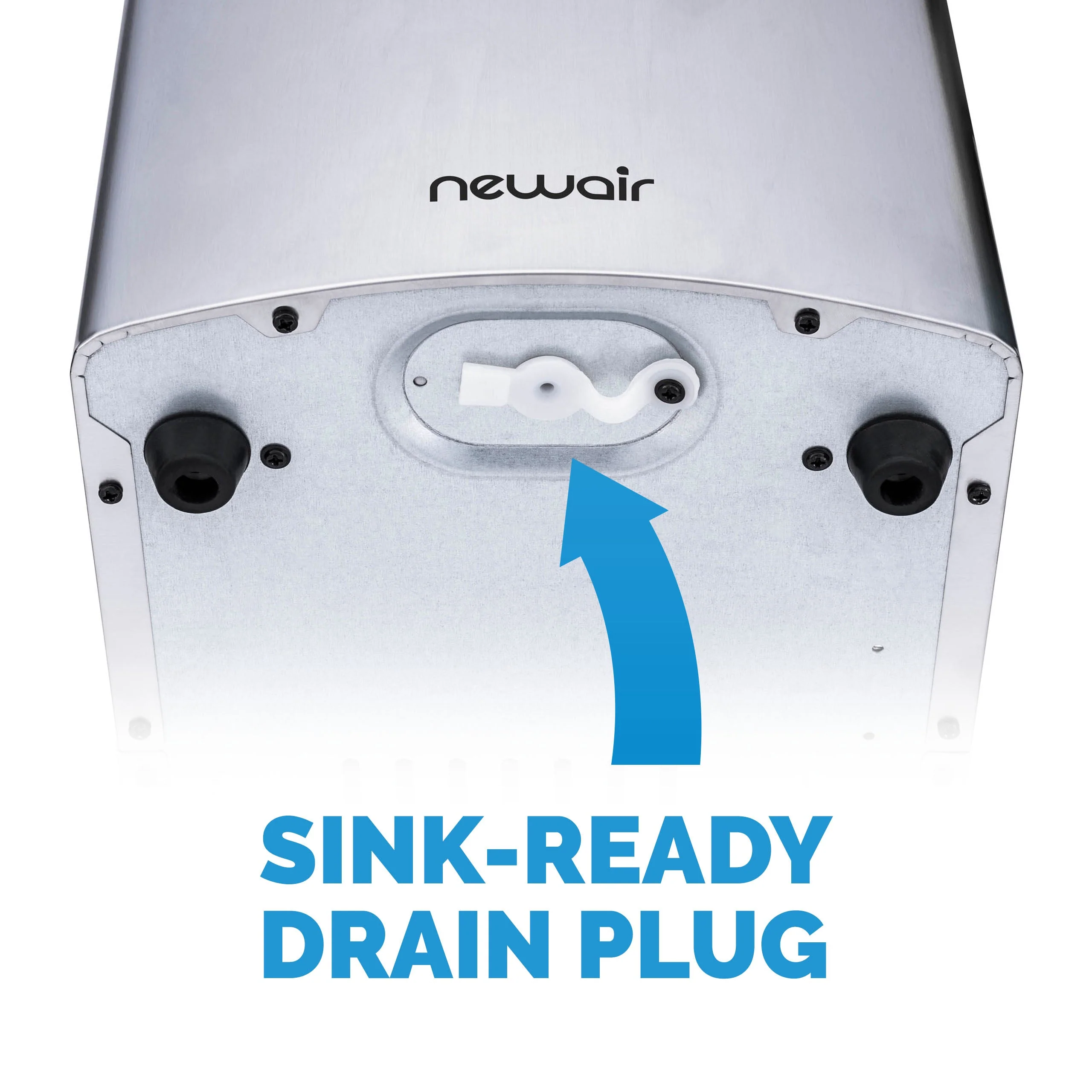 Newair Countertop Ice Maker. Bullet Ice, 33 lbs/day - Black