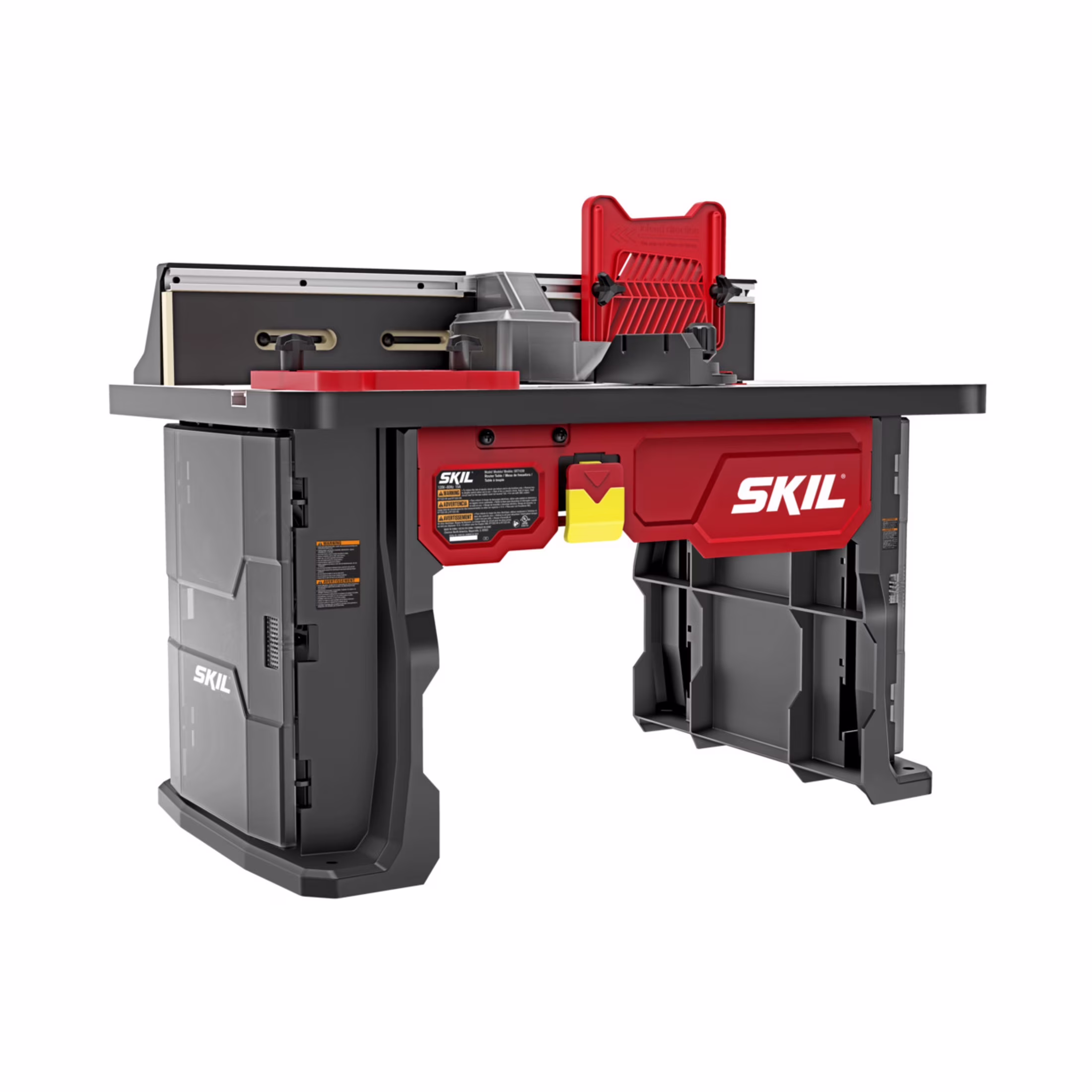 SRT1039 Benchtop Portable Router Table with Dual Sided Integrated Bit Storage(Multi-Color)