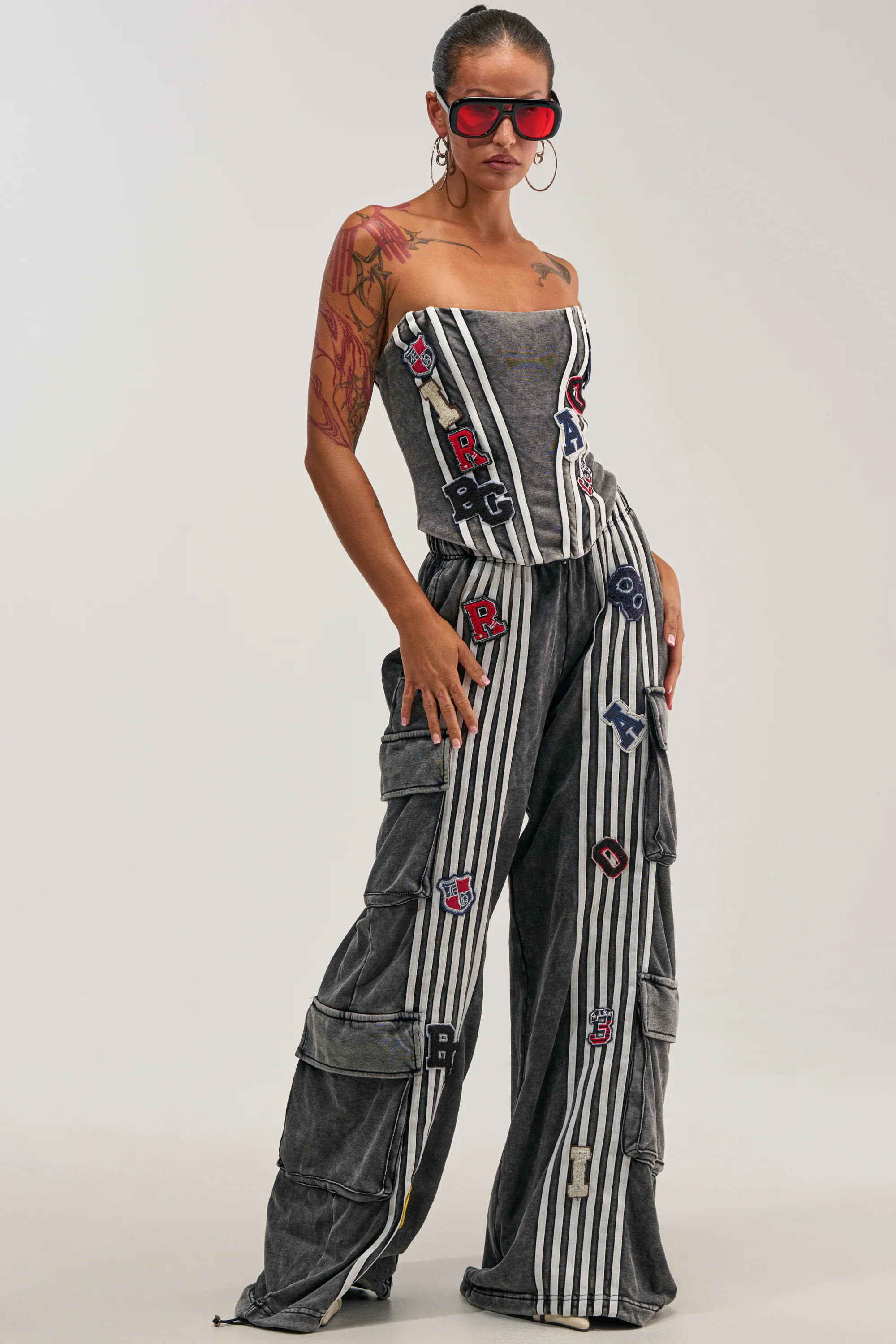 ROCK AND ROLL WIDE LEG JOGGER - Akira Store