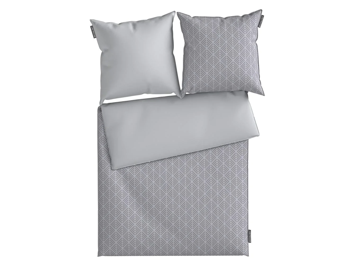 Michalsky Parure de lit rversible en satin, 260 x 240 cm