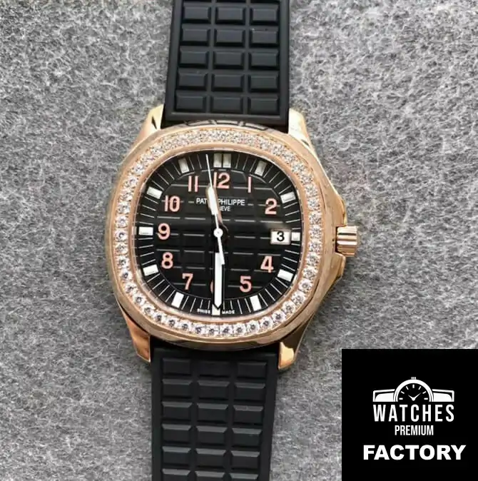 Patek Philippe Aquanaut PPF Factory Black Rubber Strap