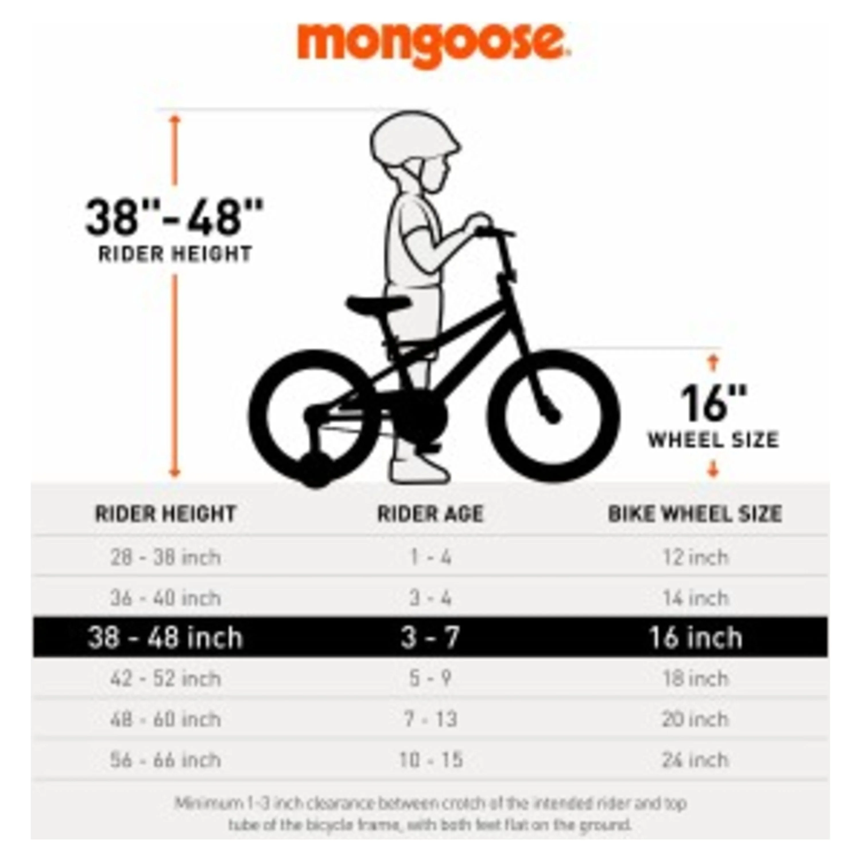 16" Mutant Kid's BMX Bike, Ages 3-5, Black Orange - Image 8