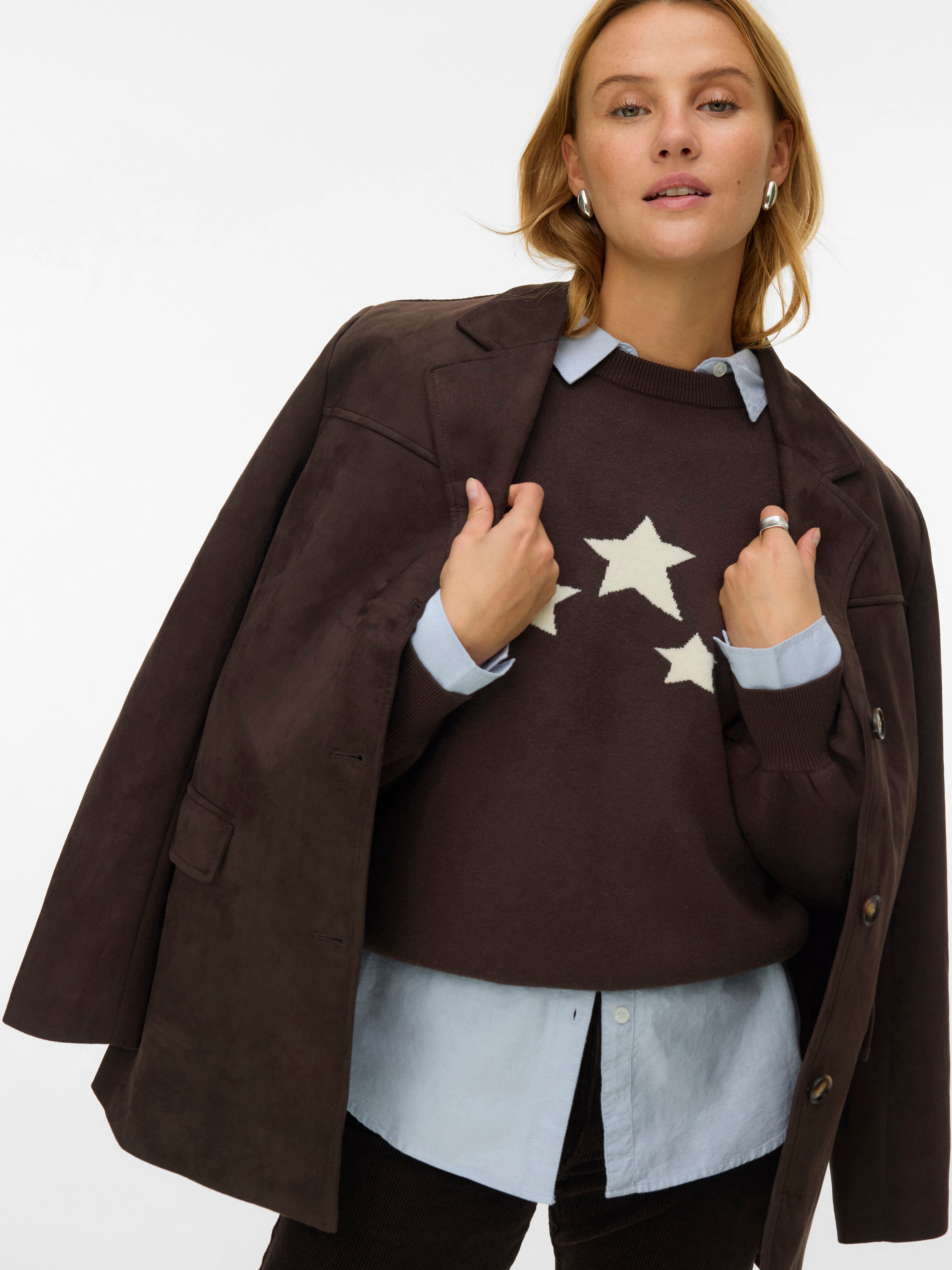 VERO MODA® VMSOMEBLISS Knitted pullover