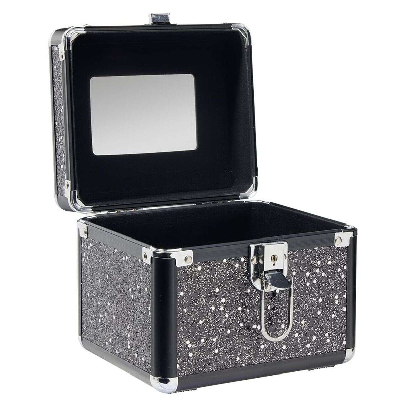 Vanity cosmétique à paillettes