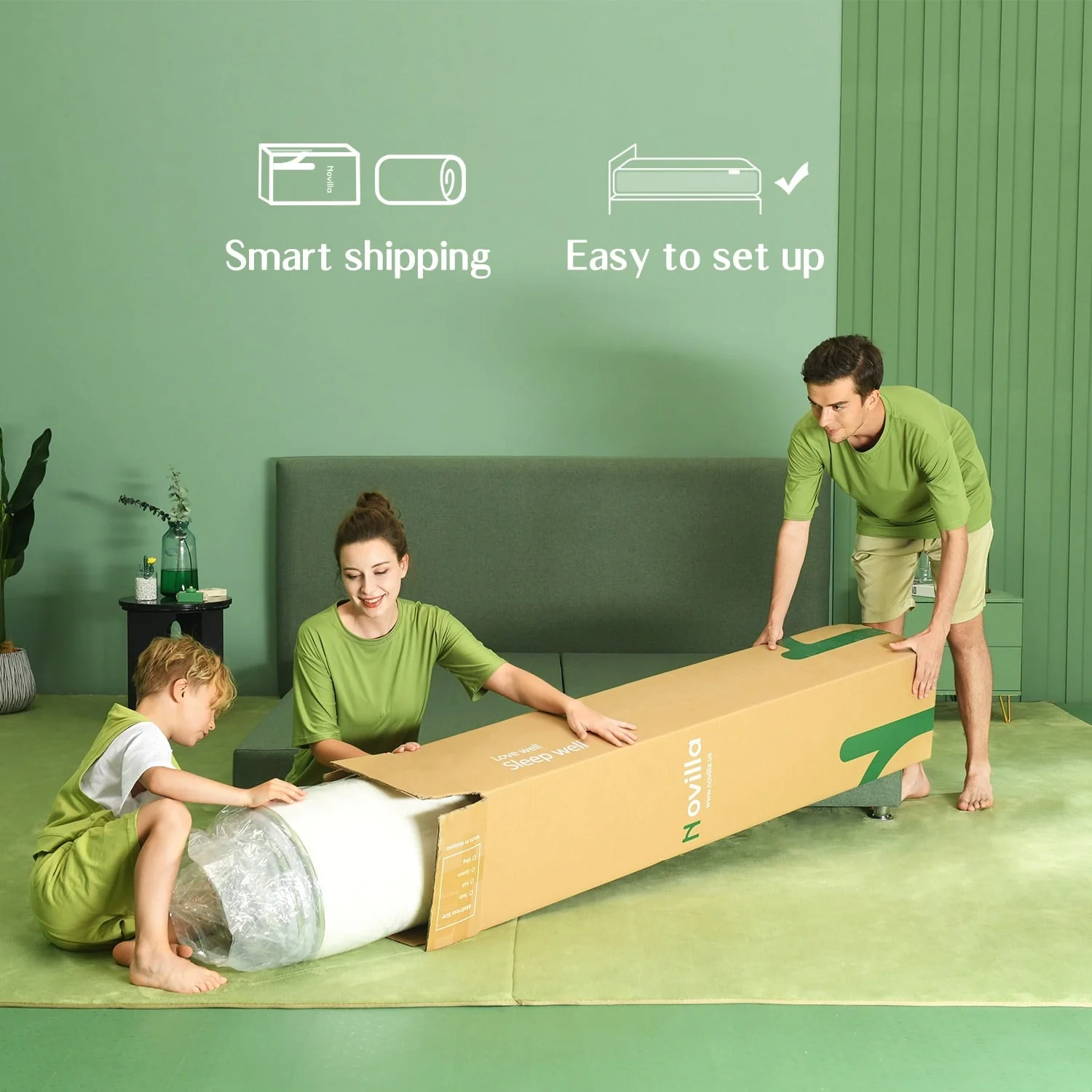 Serenity 10 inch Gel Memory Foam Innerspring Hybrid Mattress Cool Sleep, Queen Mattress