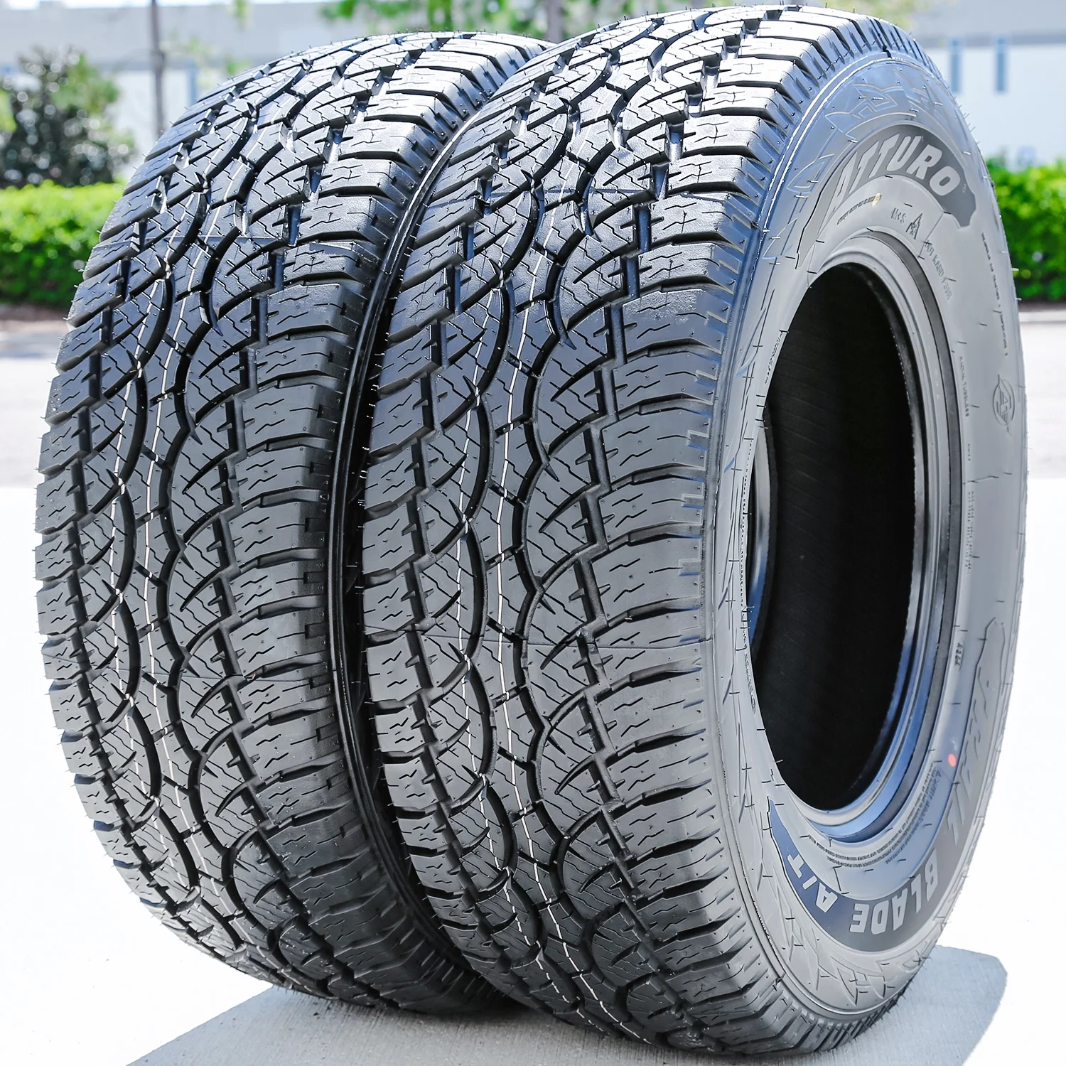 Set of 4 (FOUR) Atturo Trail Blade A/T LT 245/75R16 Load E (10 Ply) AT All-Terrain Tires