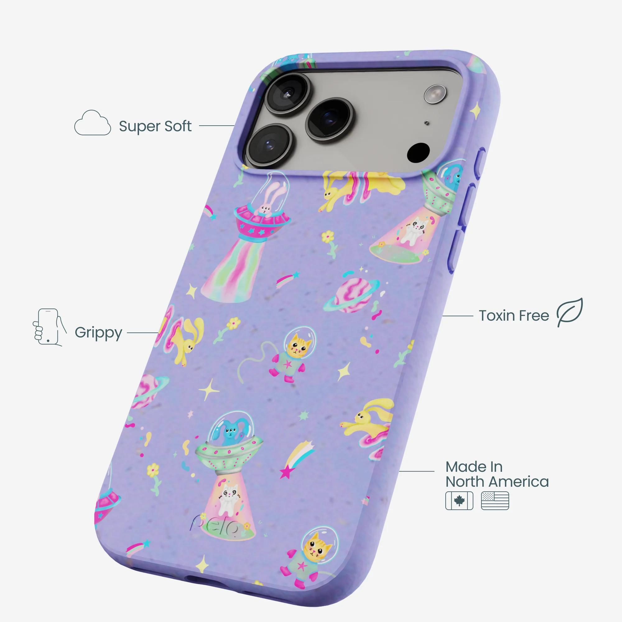 Lavender Bunny and Beyond iPhone 17 Pro Max Case