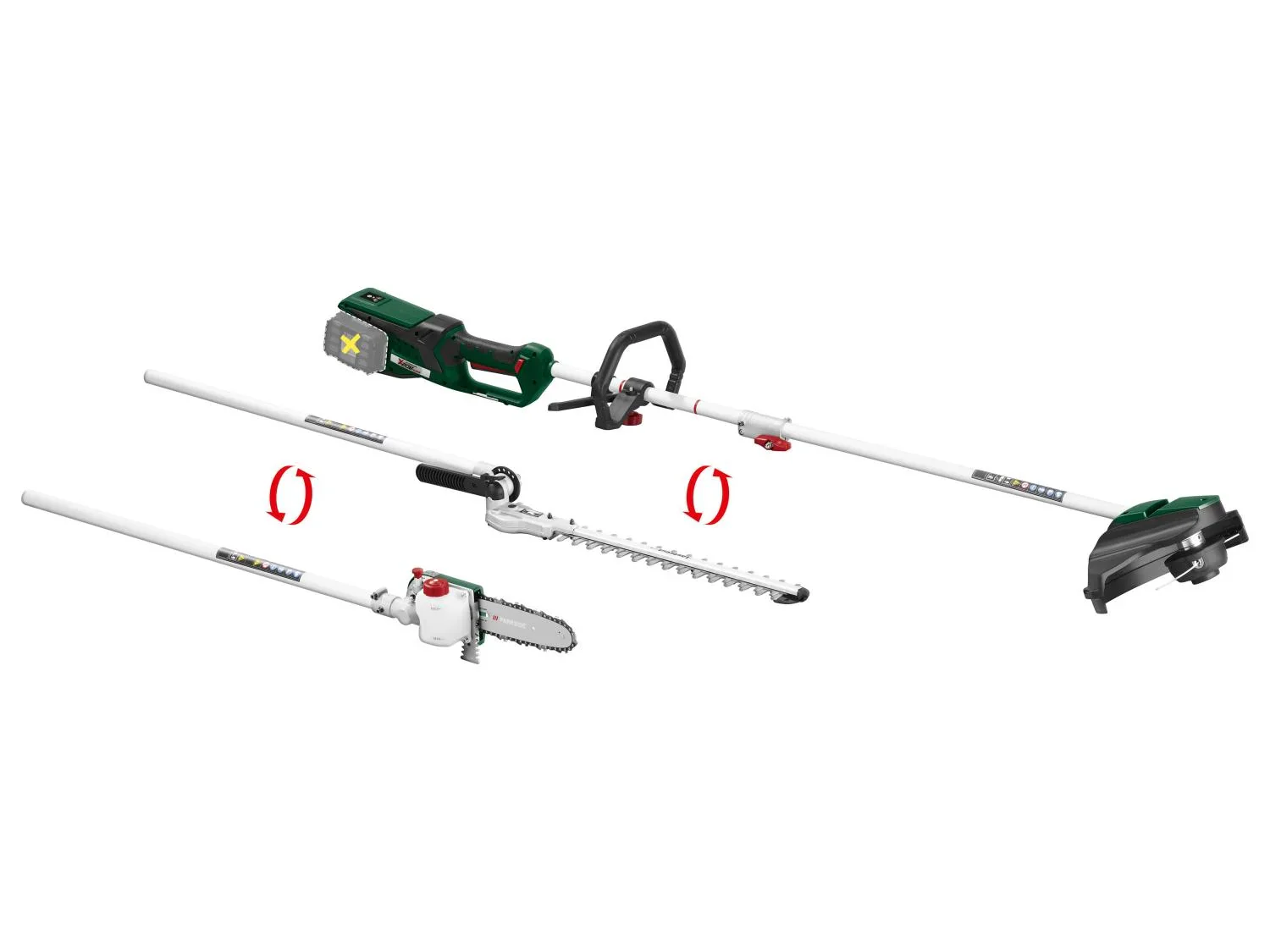 PARKSIDE Outil de jardin multifonction sans fil PGKGA 40-Li B2, 40 V