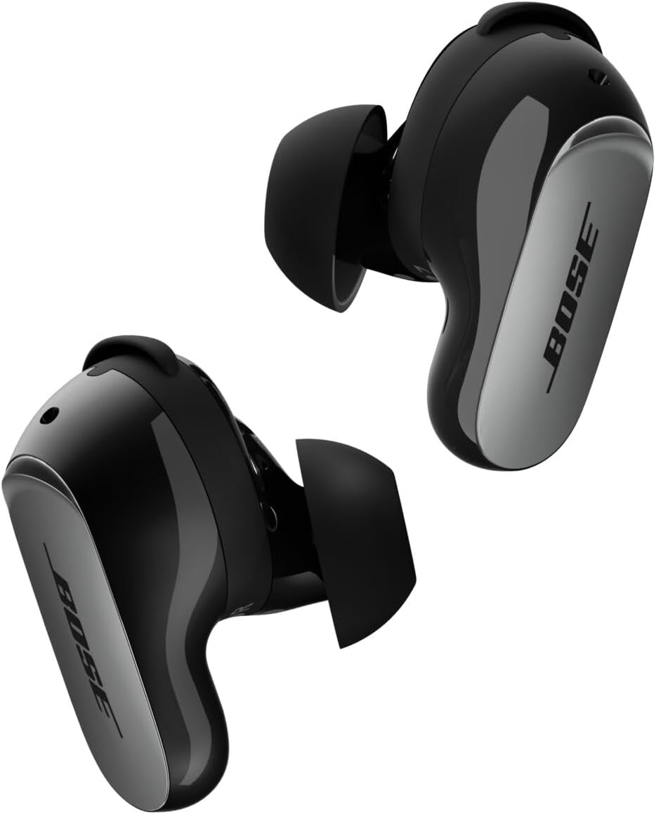 Bose QuietComfort Ultra Earbuds (2nd Gen) - Wireless Noise Cancelling Earbuds with Mic  Immersive Audio  USB-C Charging  Up to 6 Hours Battery  IPX4 Rating  Black