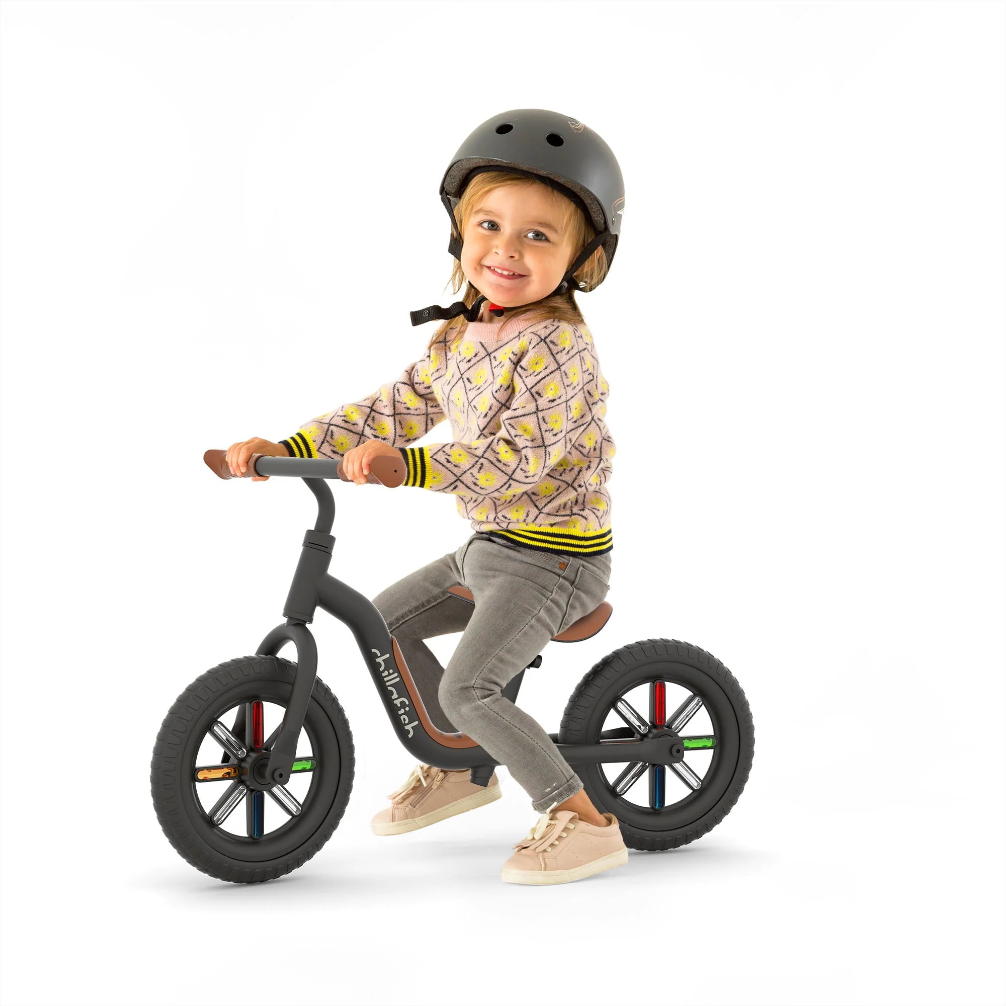 Chillafish Buzzi 10' Balance Bike for Kids 1.5 Years and Older, Lightweight Toddler Bike with Adjustable Seat