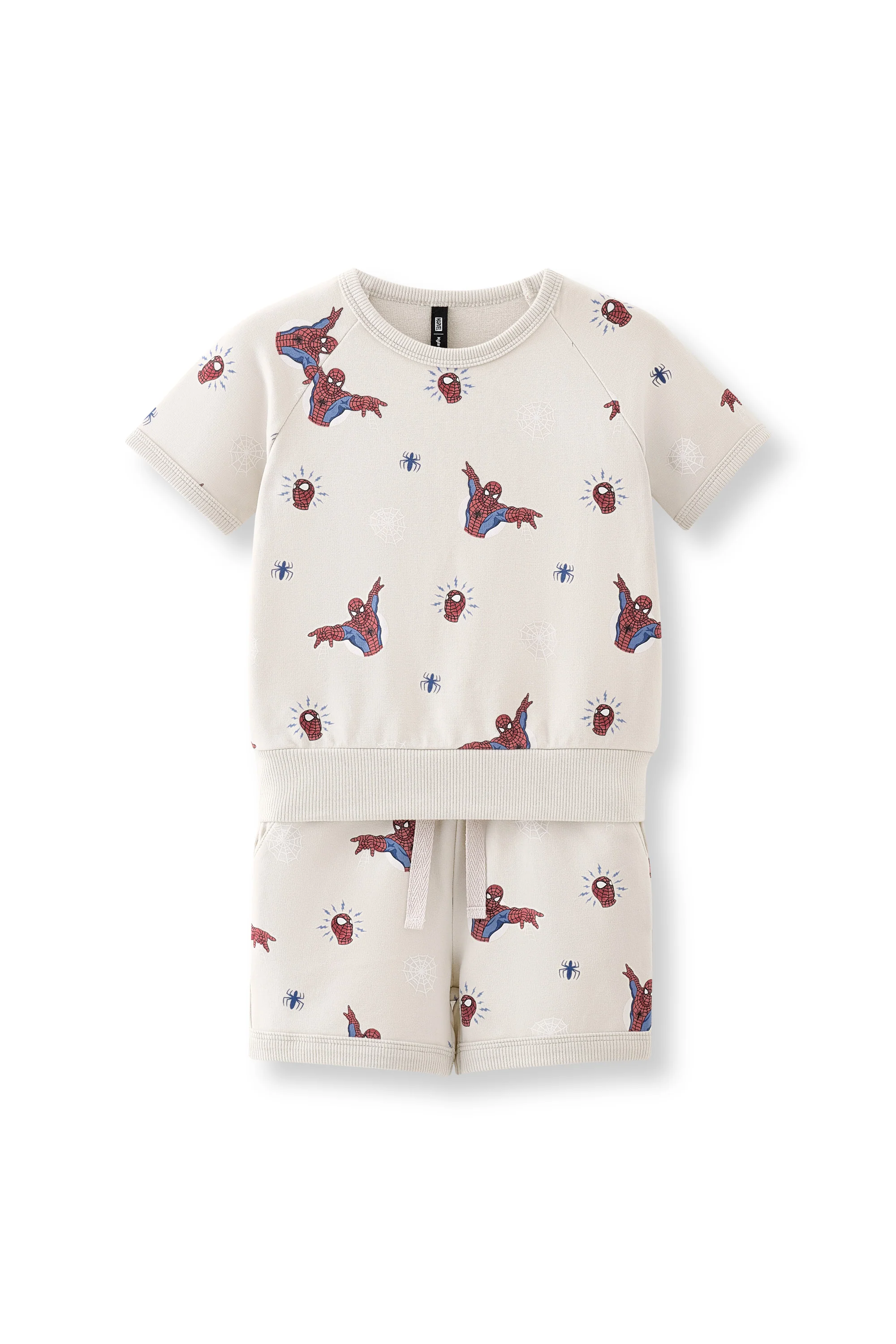 Short Sleeve Jogger Set in Spider-Man