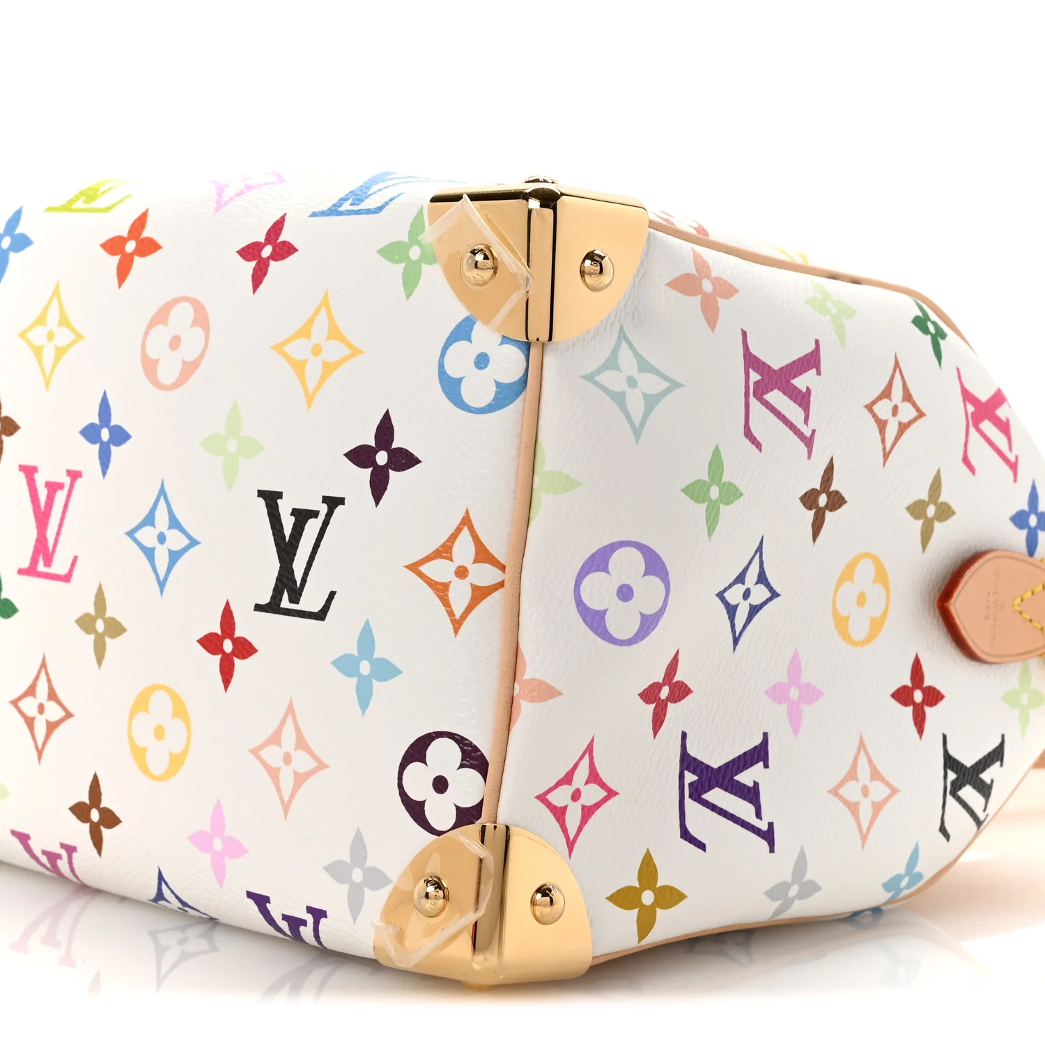 LV X TM Monogram Multicolor Speedy Bandouliere 25 White
