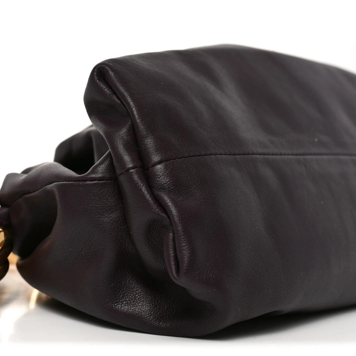 Calfskin The Pouch Chain Grape