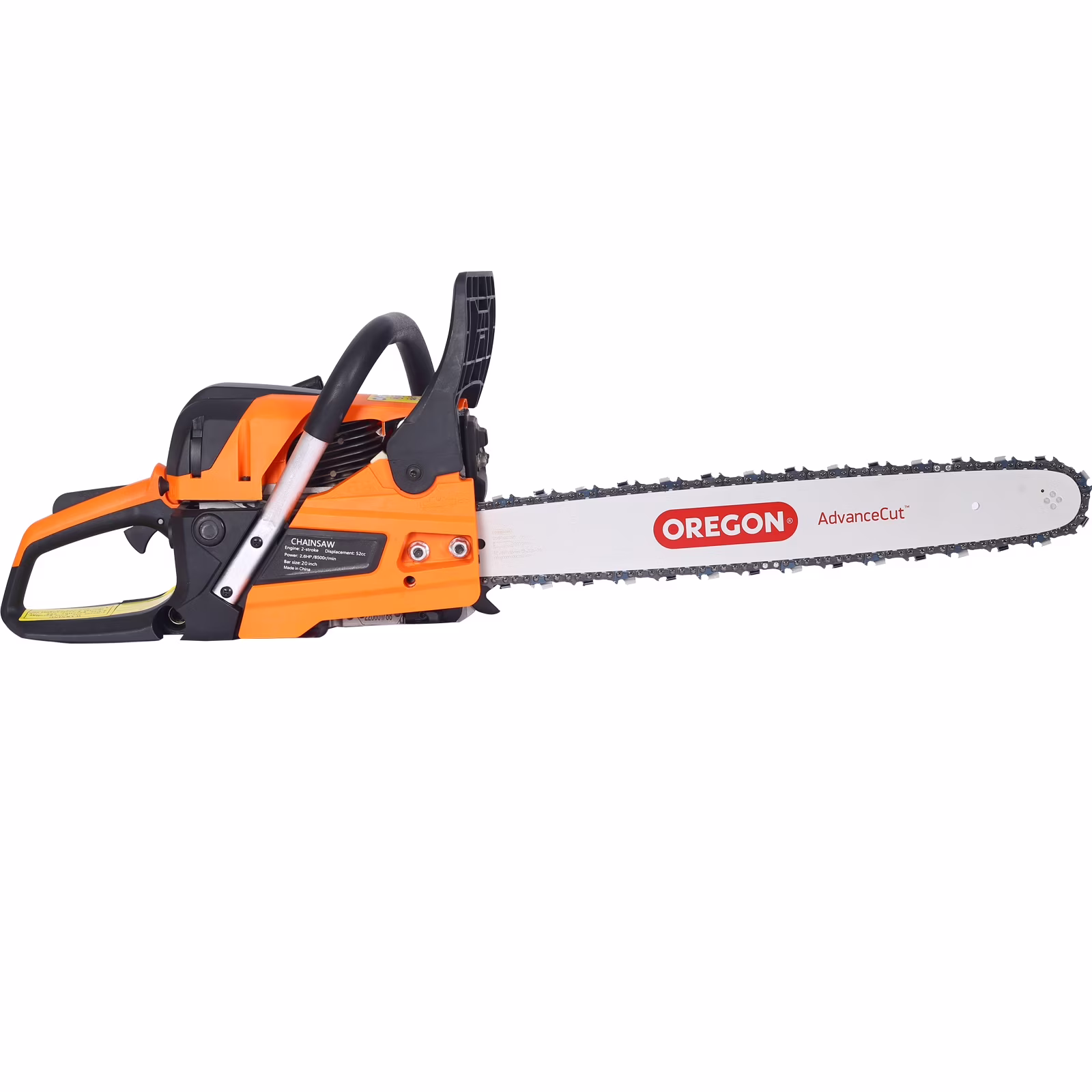CLEARANCE! Chainsaw gas 20inch,52cc Gasoline Chain Saw for Trees,Wood Cutting 2-cycle EPA Compliant, bar(Orange)
