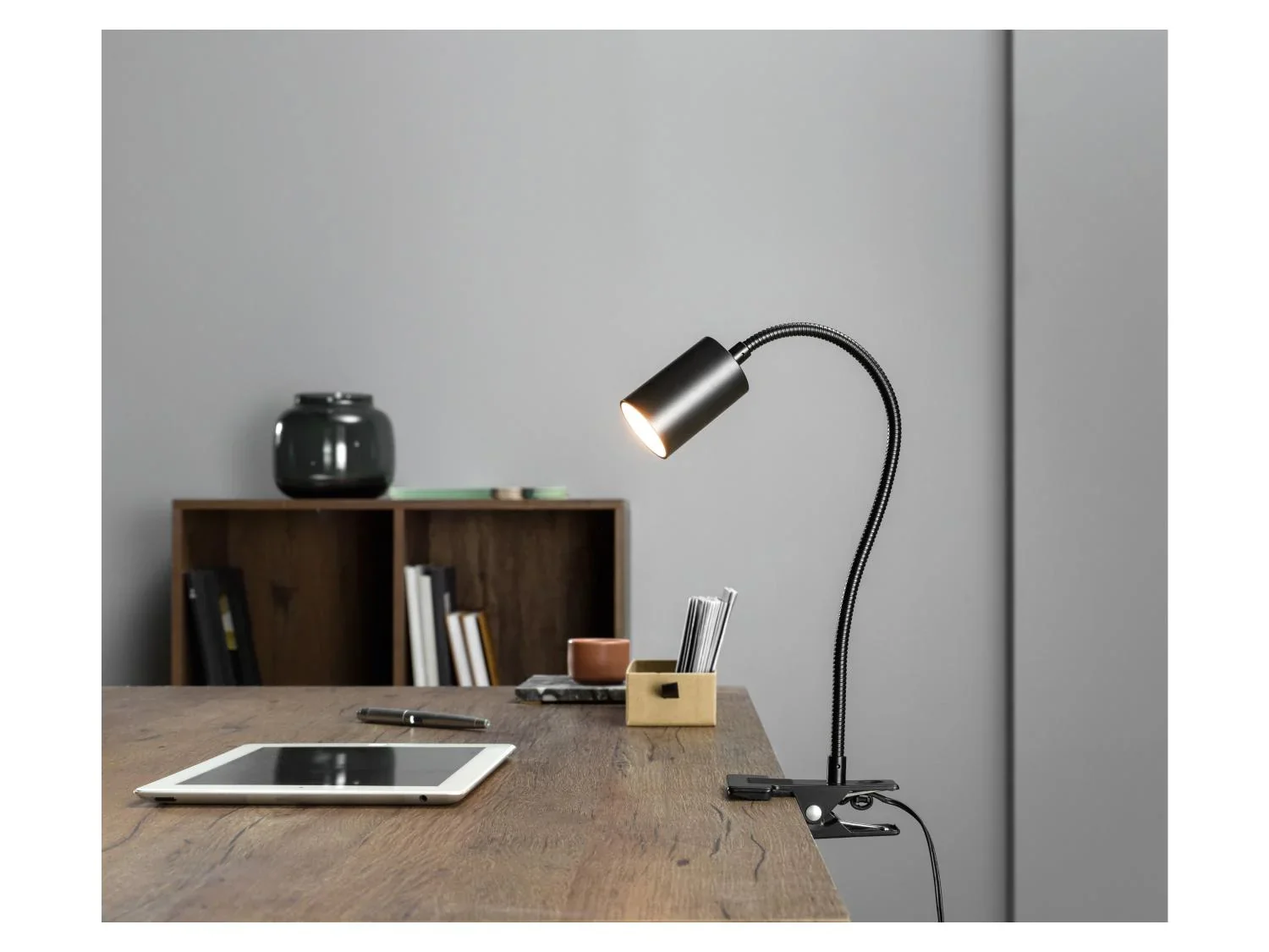 LIVARNO home Lampe LED  pince ou lampe de table  LED