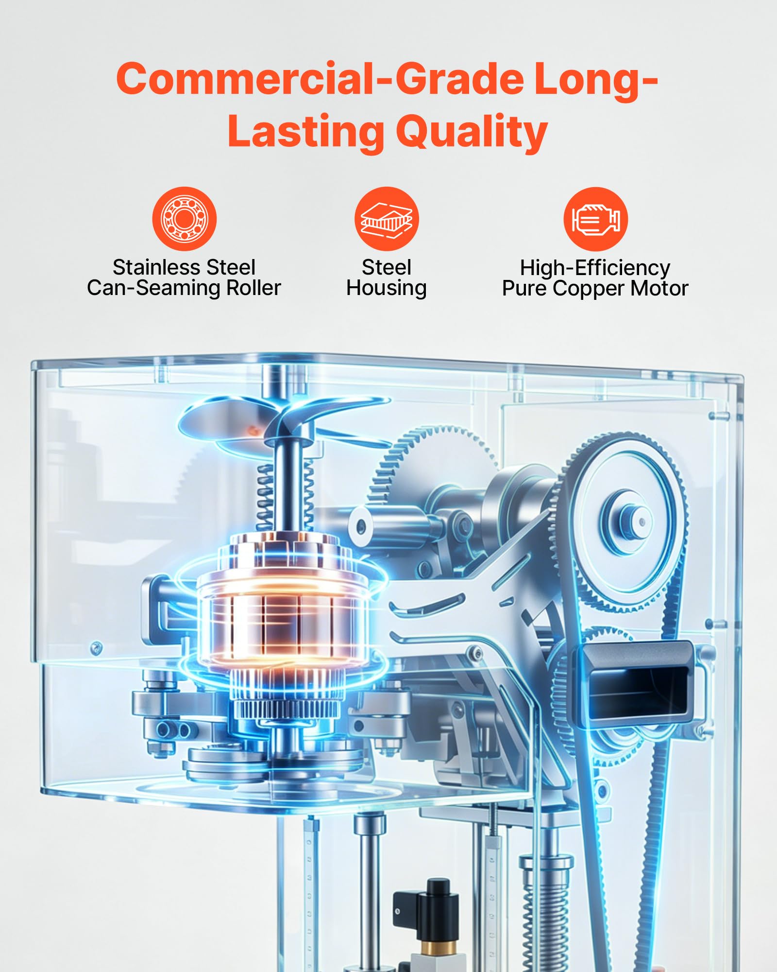 Can Sealer Machine, Automatic Commercial Soda Can Sealing Machine