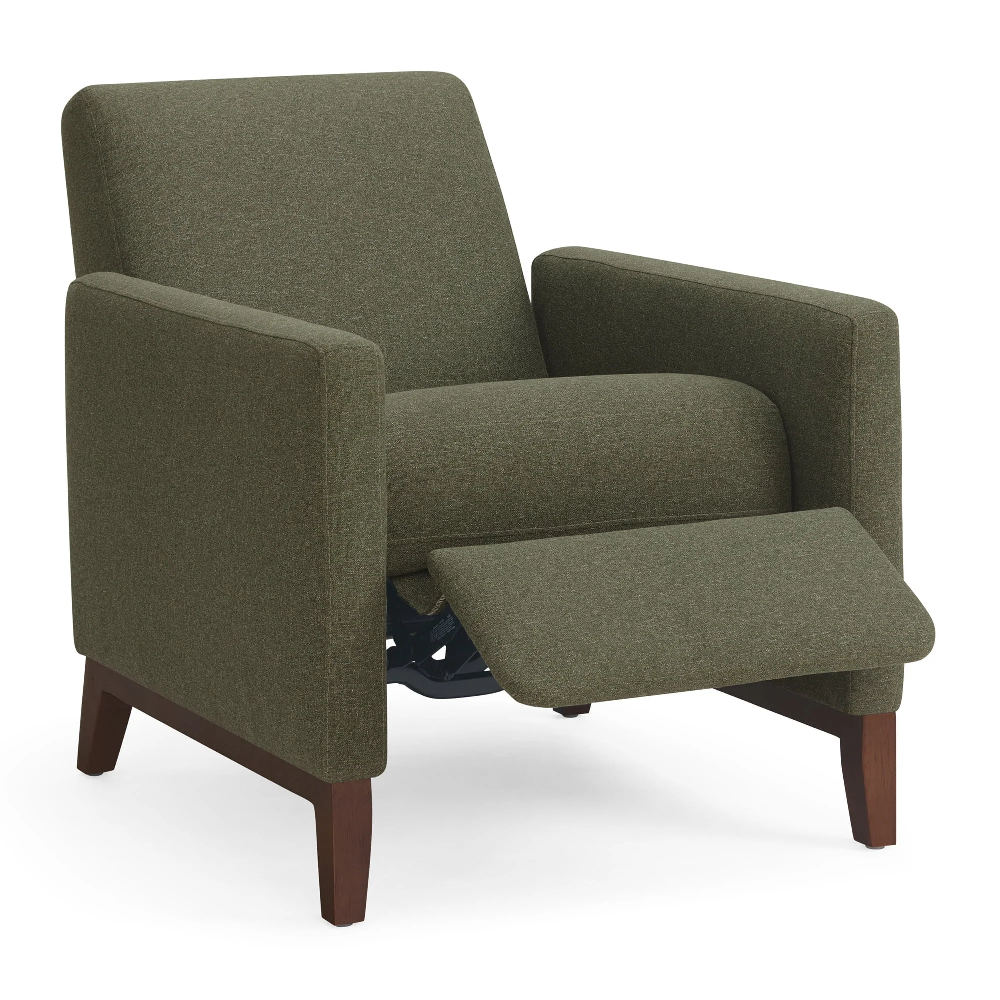 Better Homes & Gardens Reading Push Back Recliner, Olive