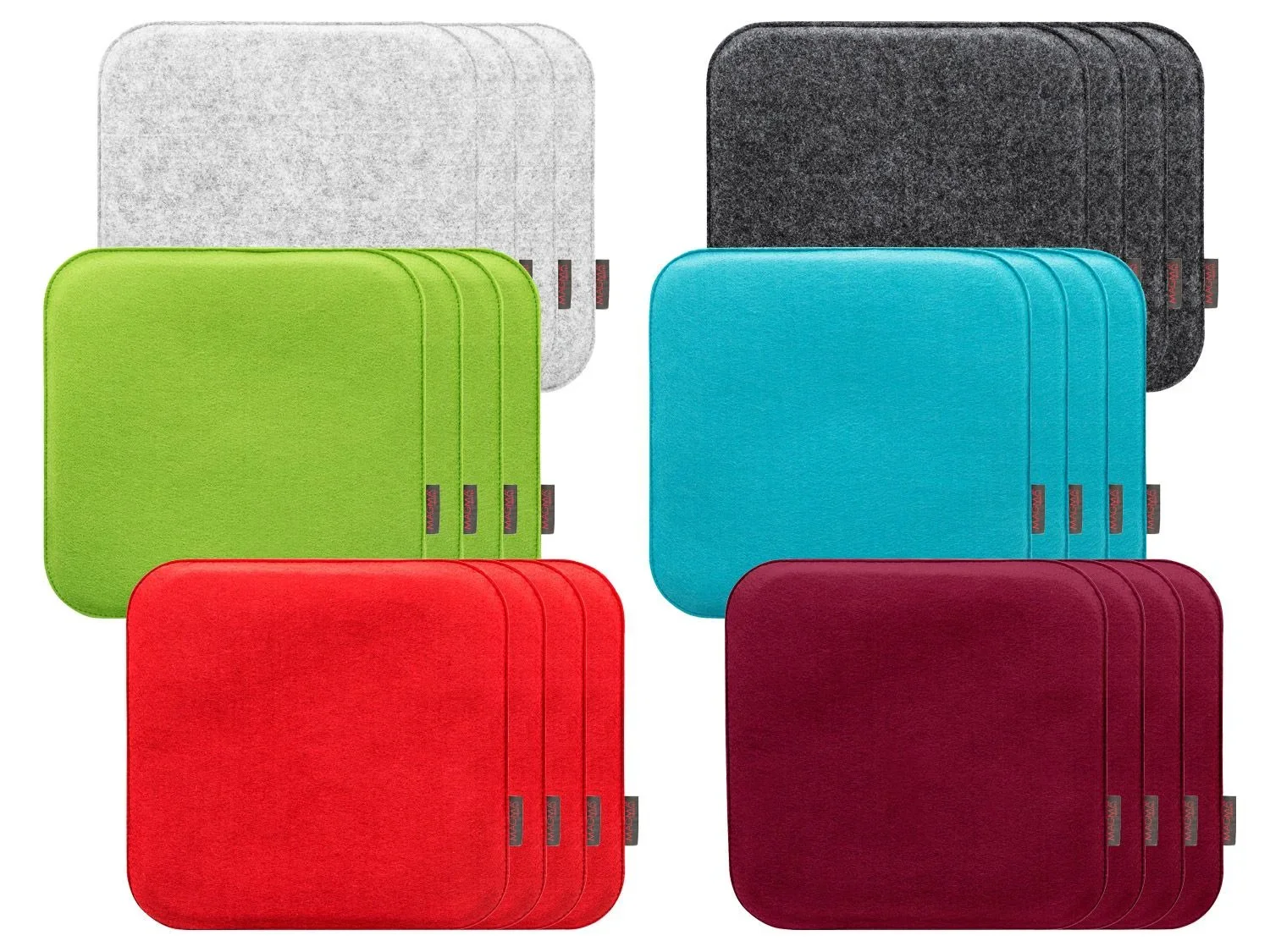 MAGMA Lot de 4 coussins de chaise d'intrieur Avaro