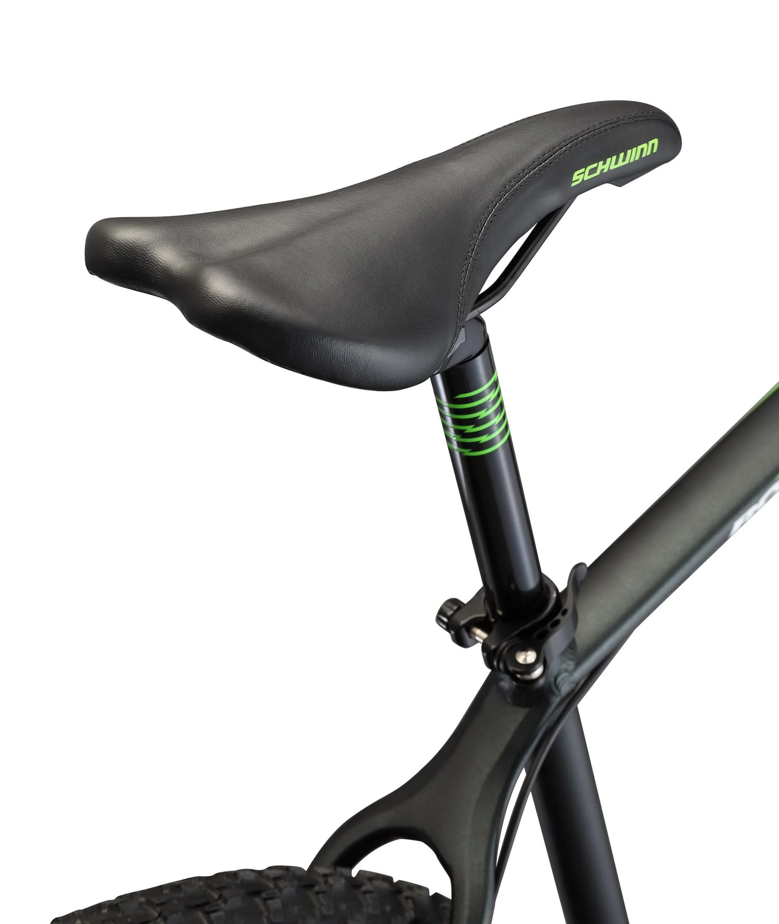 29 in Boundary Mens Mountain Bike, Black and Green Image 6