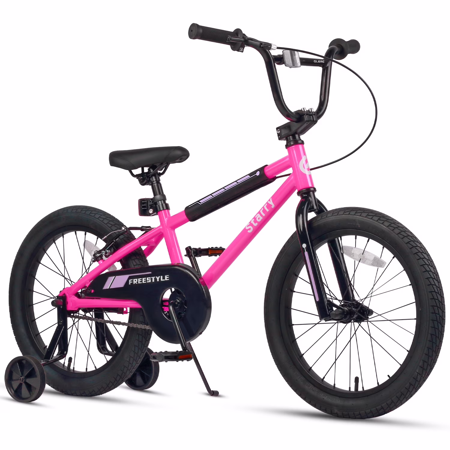 14 Inch Little Kids Bike BMX Style Bicycle with Training Wheels Coaster Brake for 3 4 5 Years Old Boys Girls, Blue(Blue/14") - Image 3