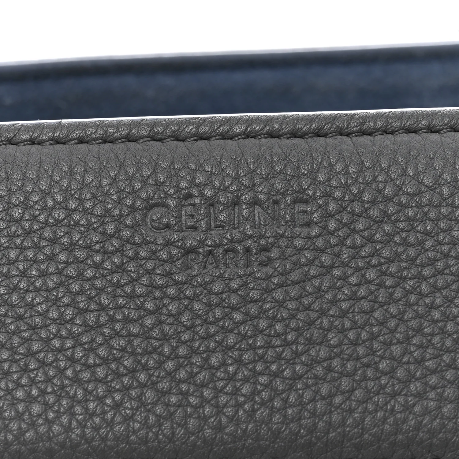 Baby Grained Calfskin Medium Phantom Luggage Kohl