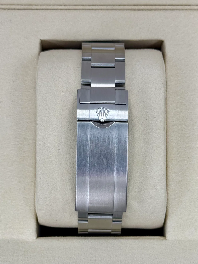 [Super Clone]Rolex Submariner 41mm No Date Stainless Steel Black Dial Black Bezel - 124060