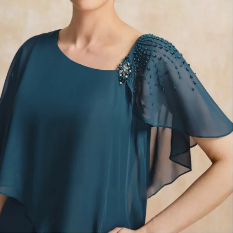 Sophie Paris I Robe longue en mousseline