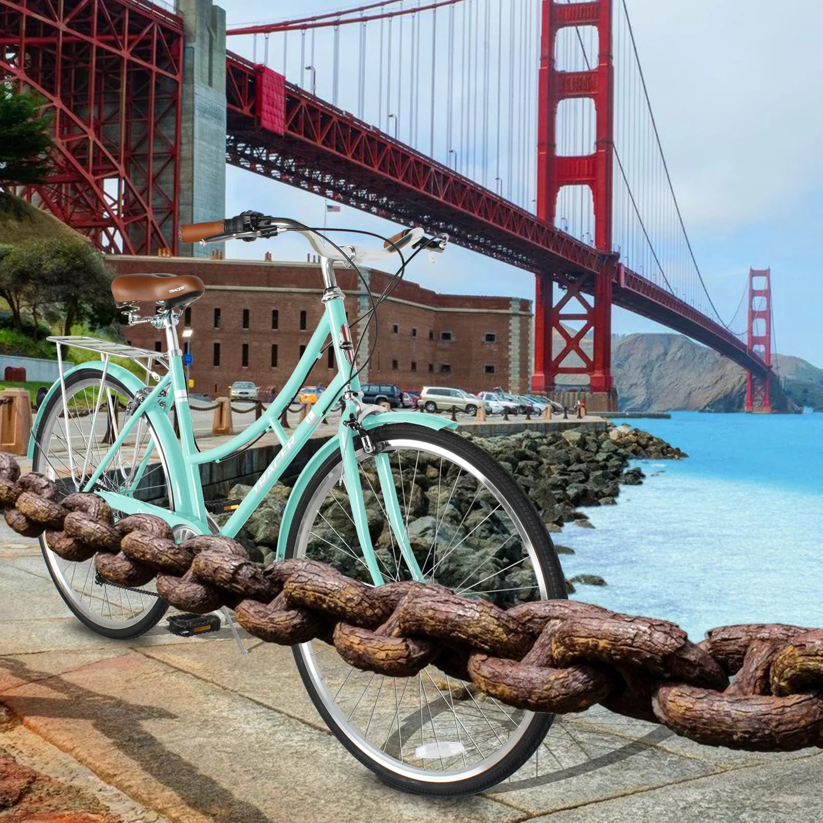 Tracer Osaka Women'S Hybrid City Bike 15