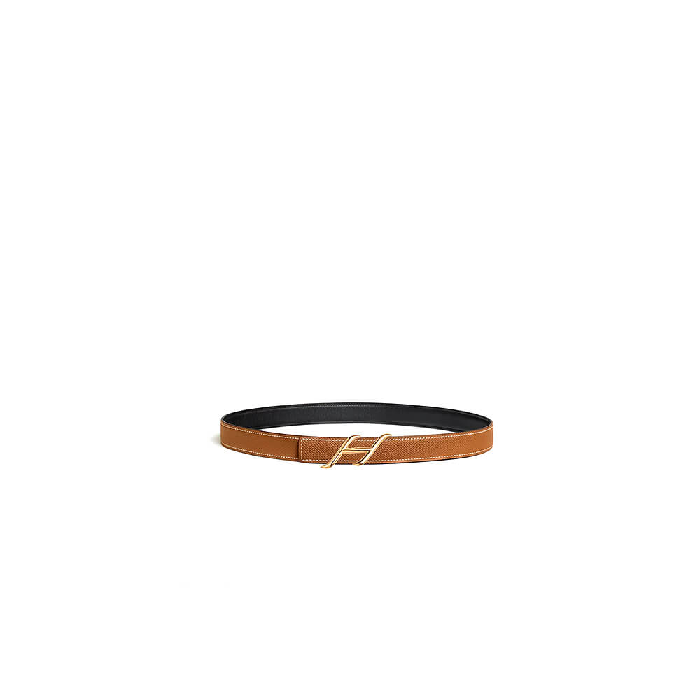 HDN belt buckle   Reversible leather strap 24 mm
