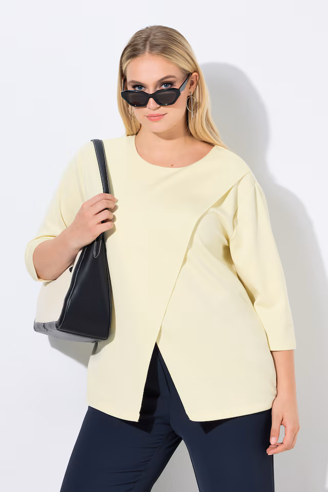 Asymmetric Modal Blend Sweatshirt
