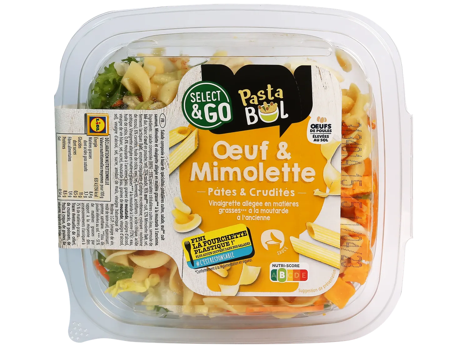 SELECT & GO Salade ptes & crudits