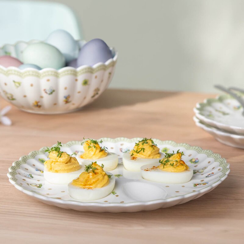 Easter Delight egge tallerken 24 cm hvit