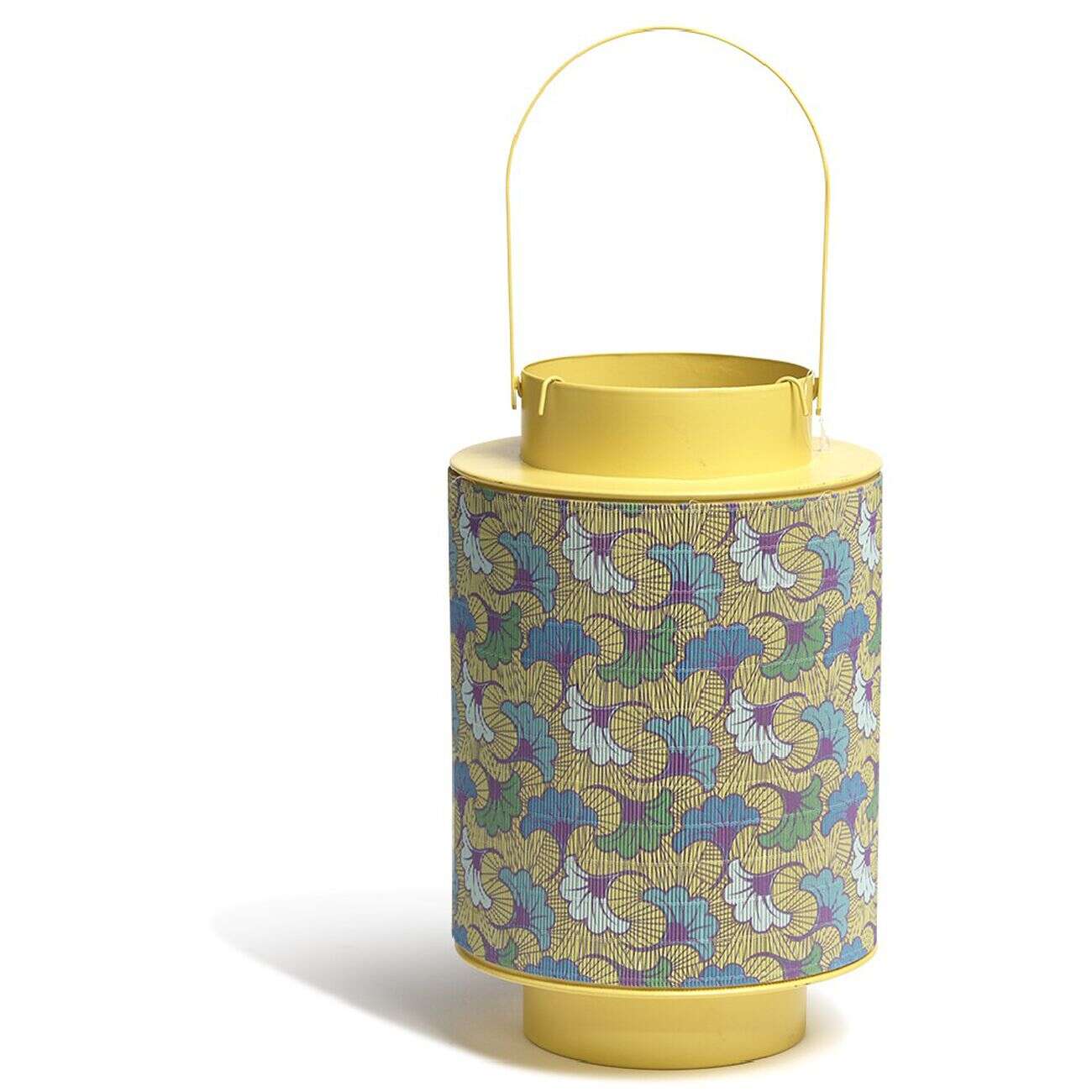 Lanterne en bambou et métal