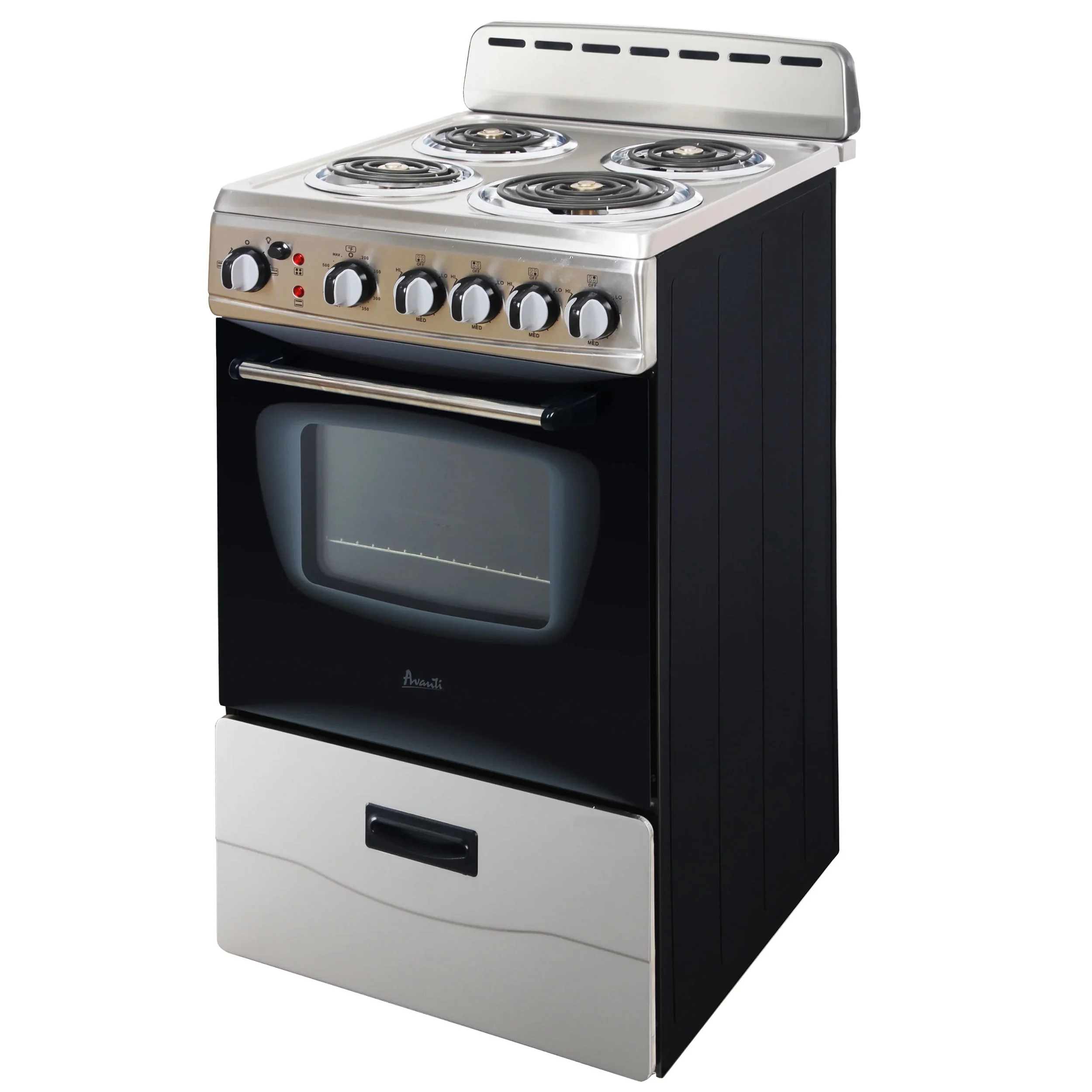 20" Electric Range Oven with Framed Glass Door, in Stainless Steel (ERU200P3S) Image 5