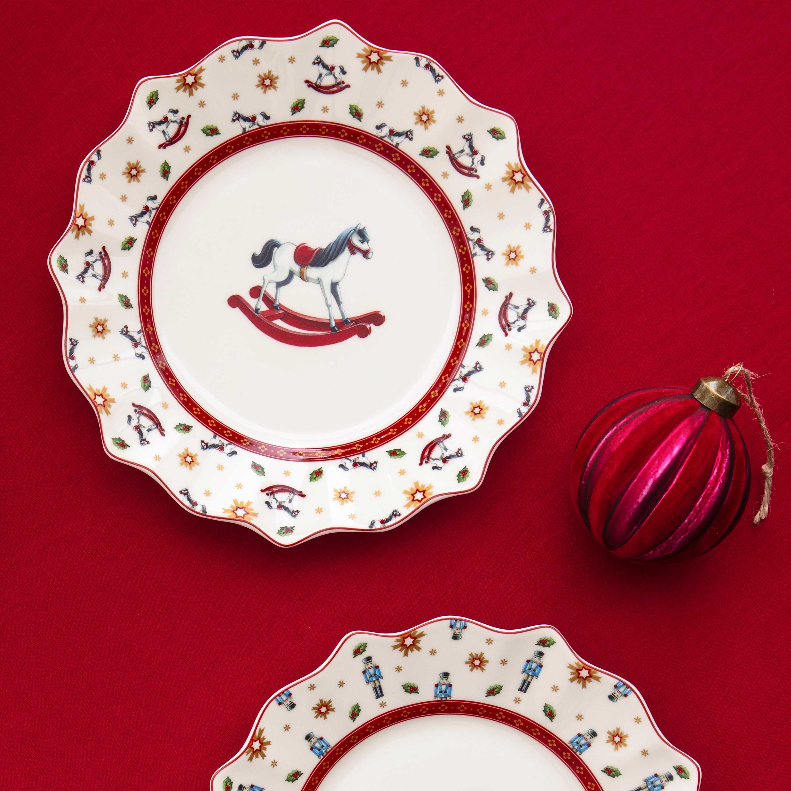 Toy's Delight Dinnerware set - Multi-colored, Premium Porcelain