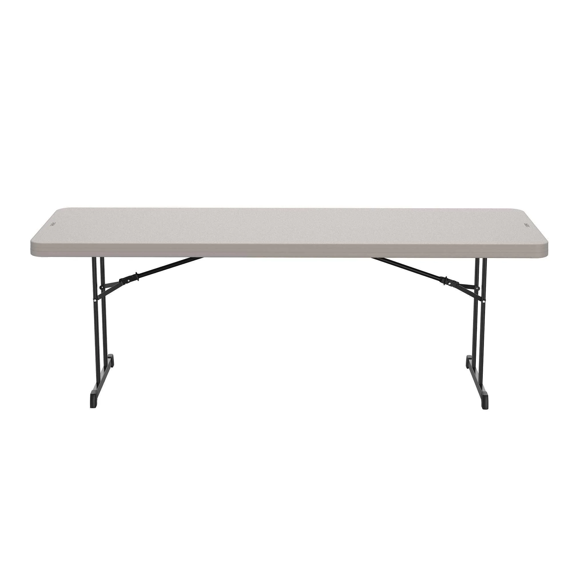 8 ft. Rectangle Folding Table, Indoor/Outdoor Professional Grade, Putty Set of 4 (480127) - Image 10