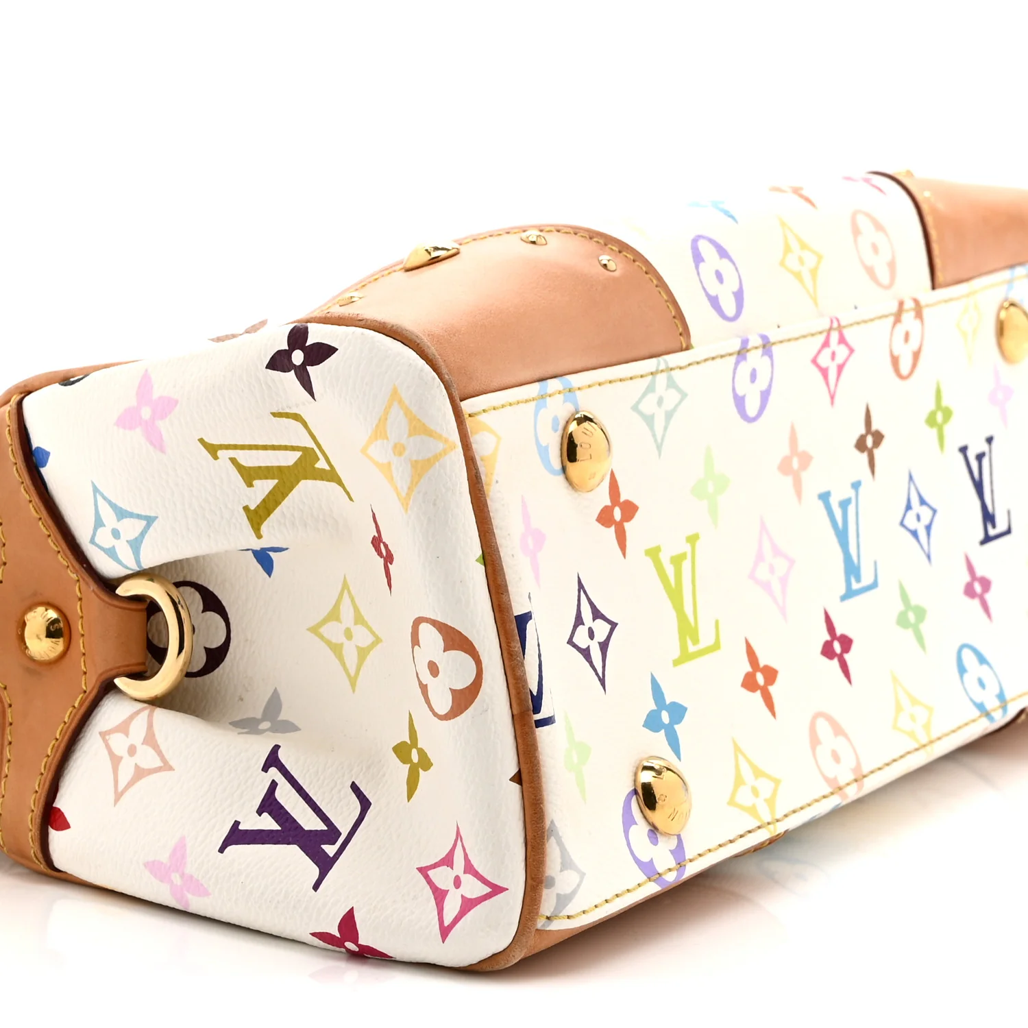 Monogram Multicolor Beverly MM White