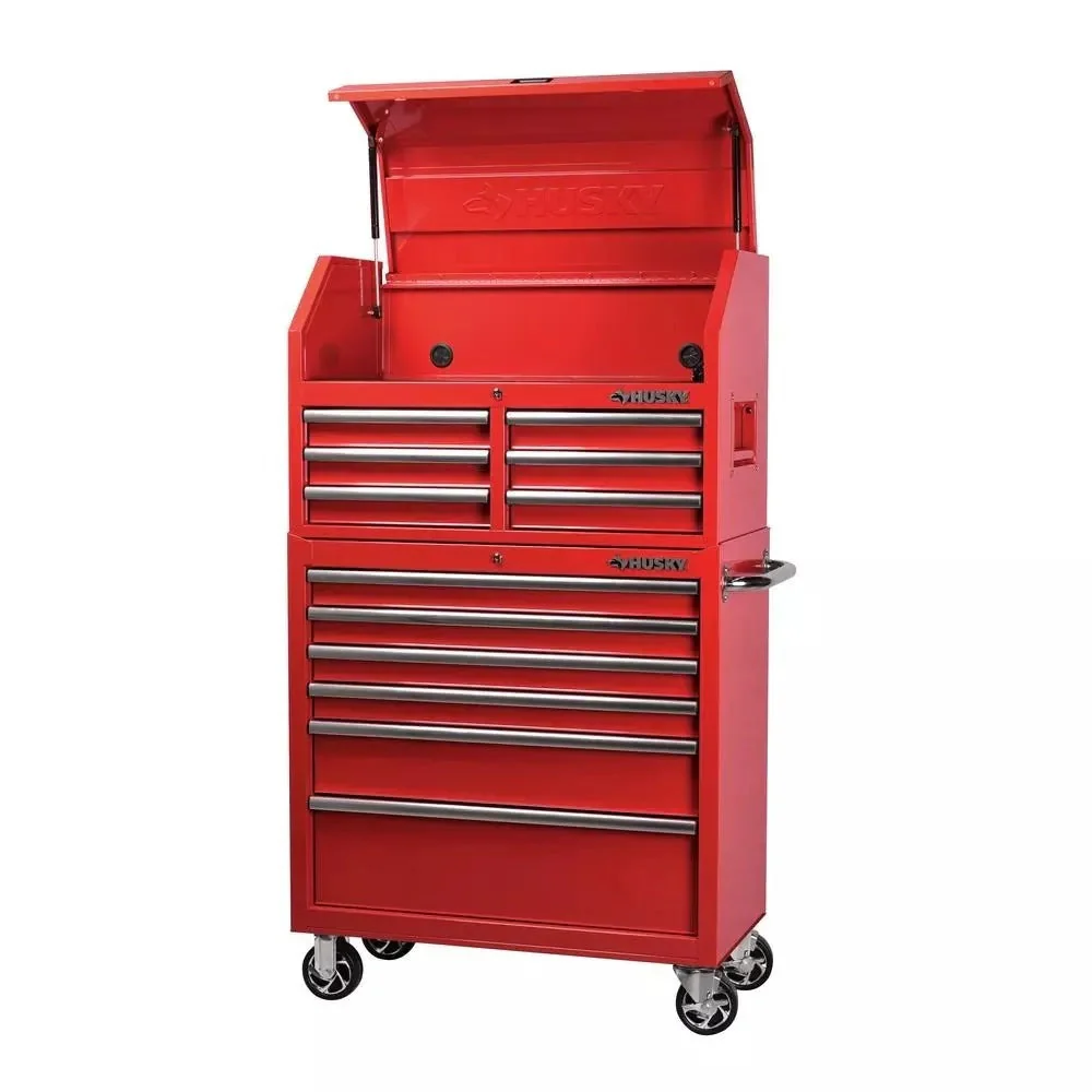 Coffre à outils et armoire combinés à 12 tiroirs de 36 po