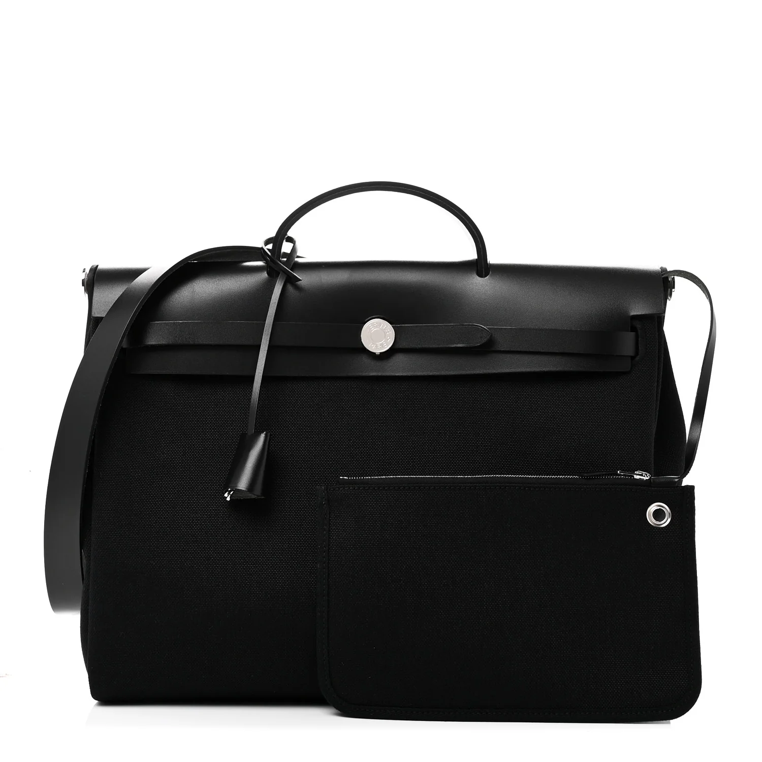 Military Toile Vache Hunter Herbag Messenger 39 Black