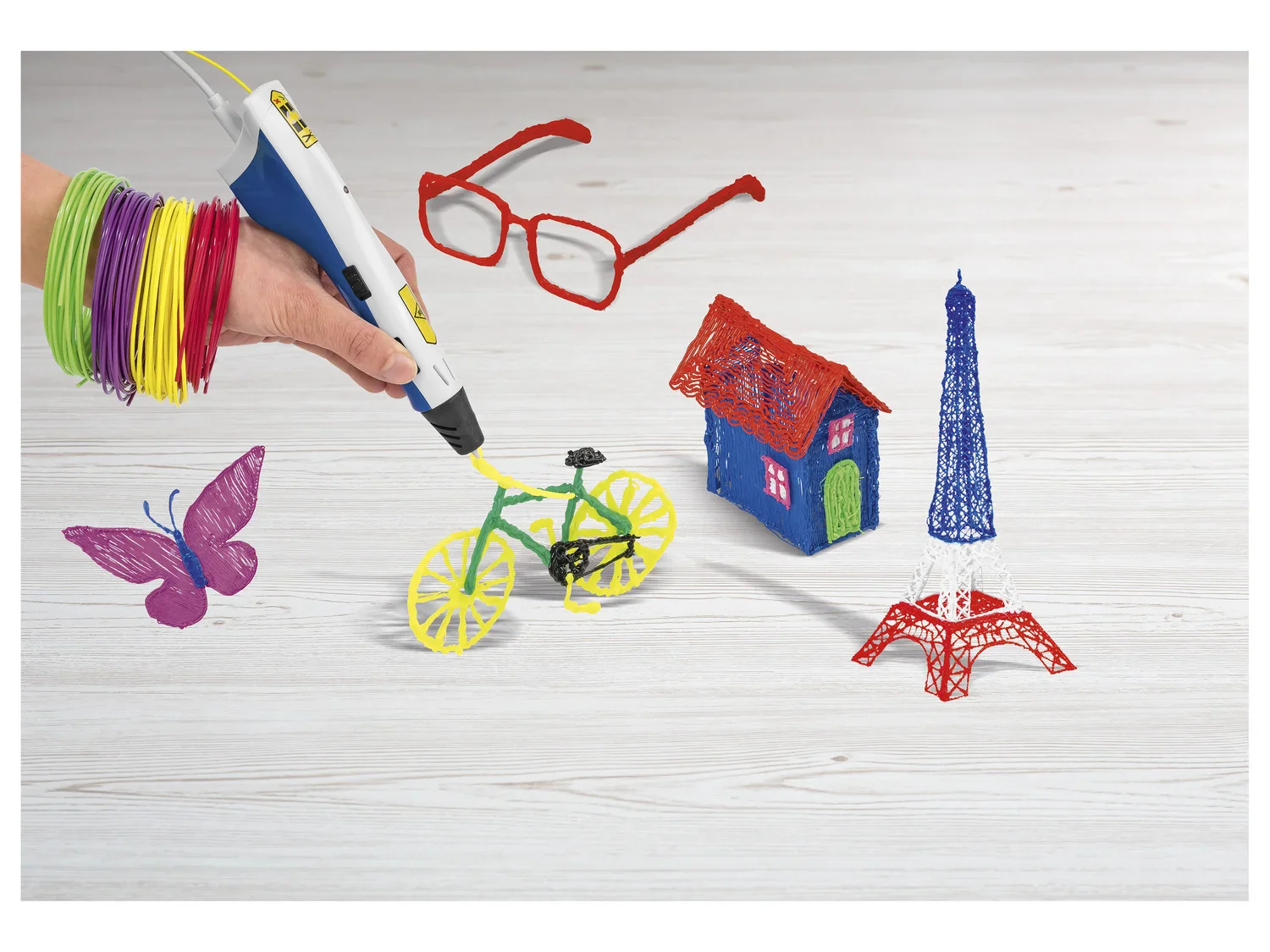 crelando Set de feutres 3D, 18 pices