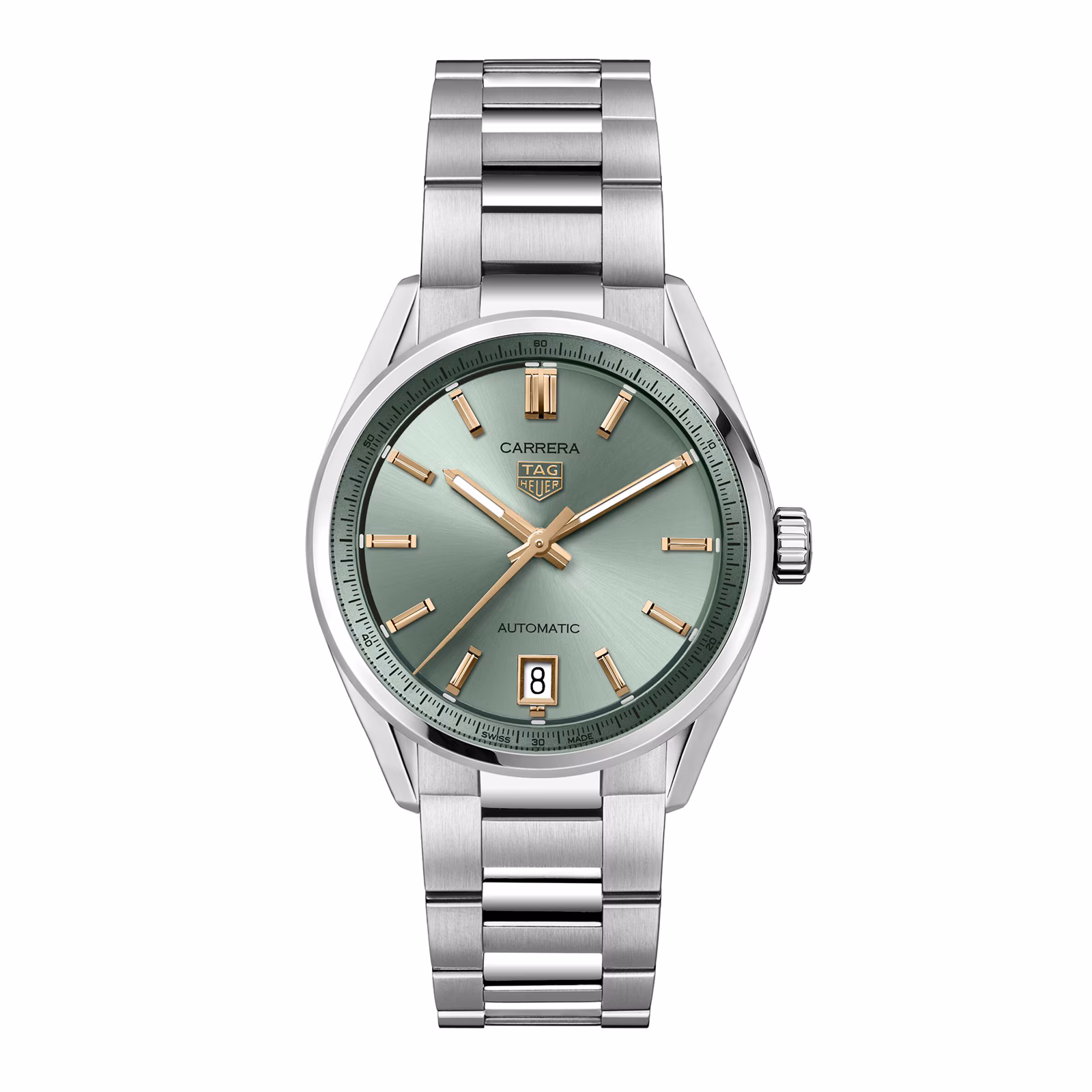 【Super Clone】TAG Heuer Carrera Date 36mm Unisex Watch Green WBN2312.BA0001